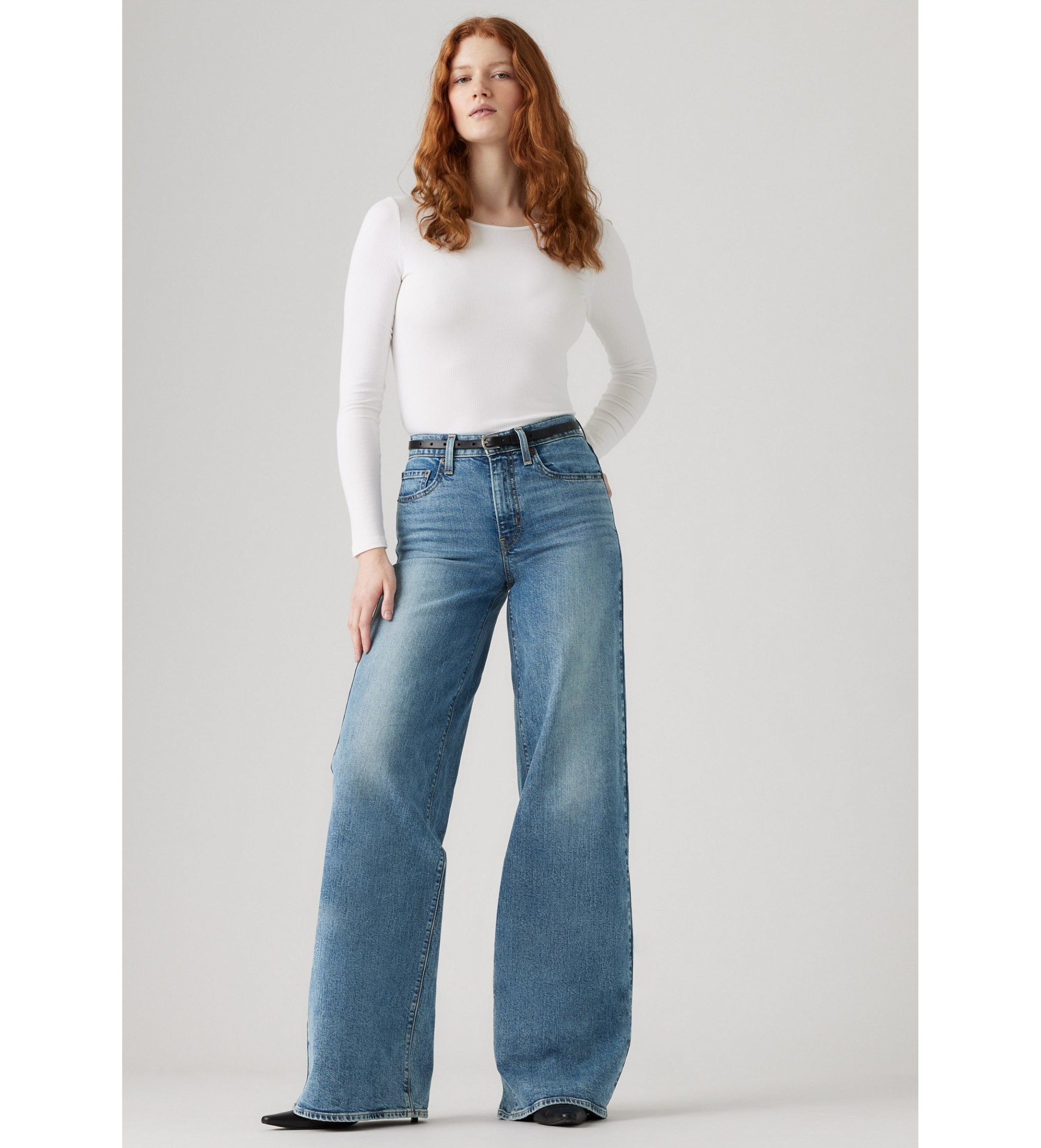 Levi's Jeans 728 gamba larga blu