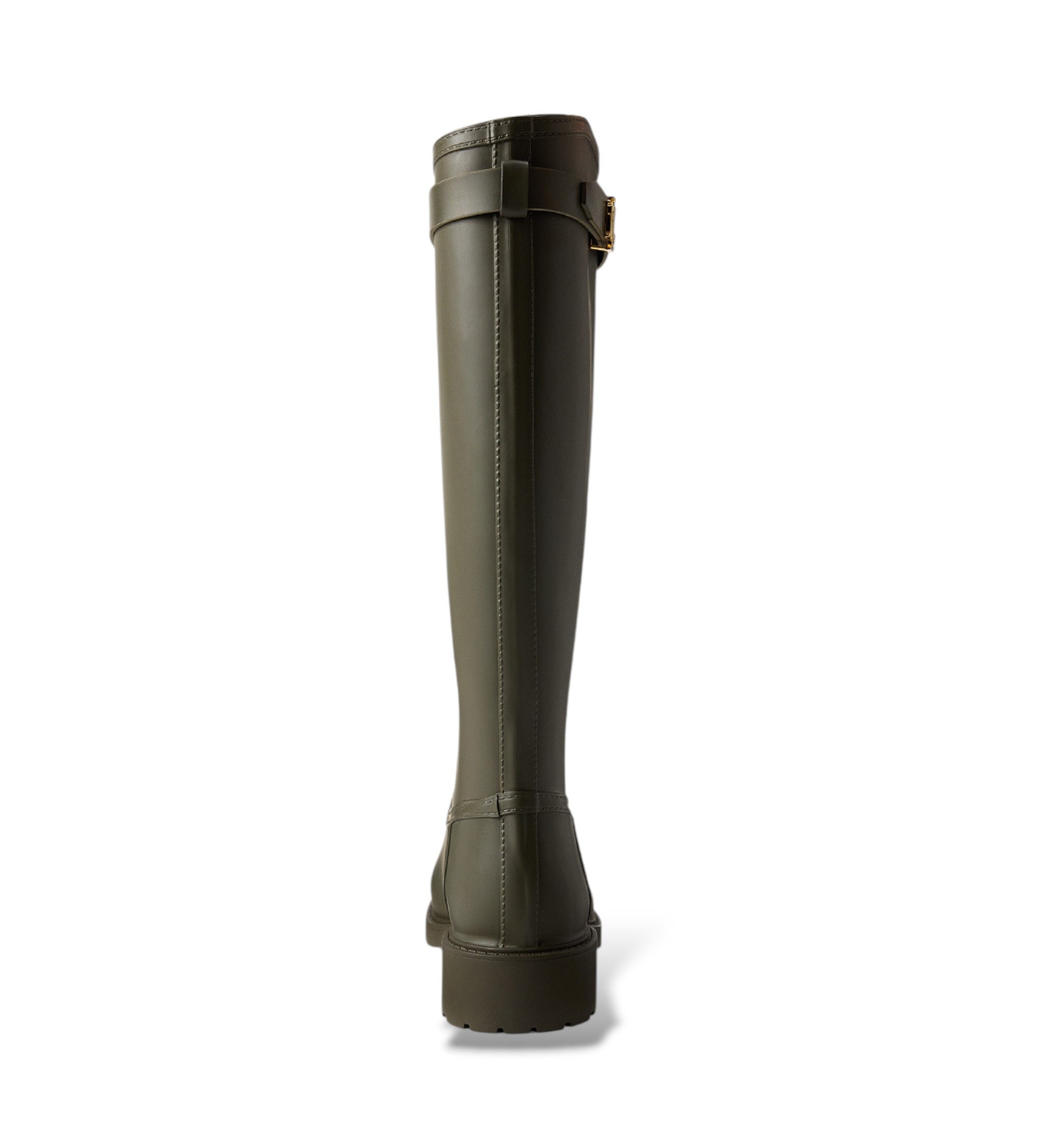 Lauren Ralph Lauren Hoge regenlaarzen Portiah van groen rubber