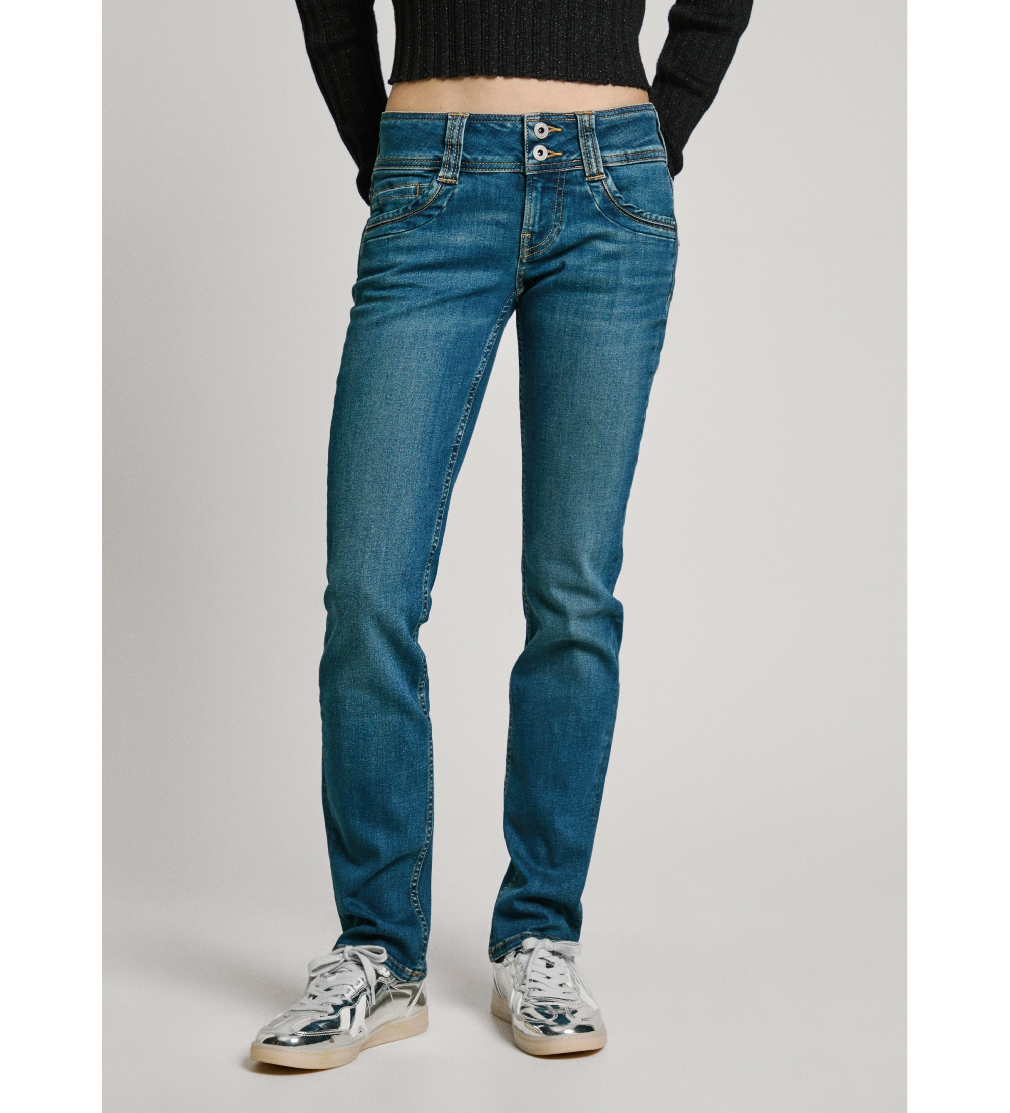 Jeans in Regular-Fit, Iconic Gen, blau