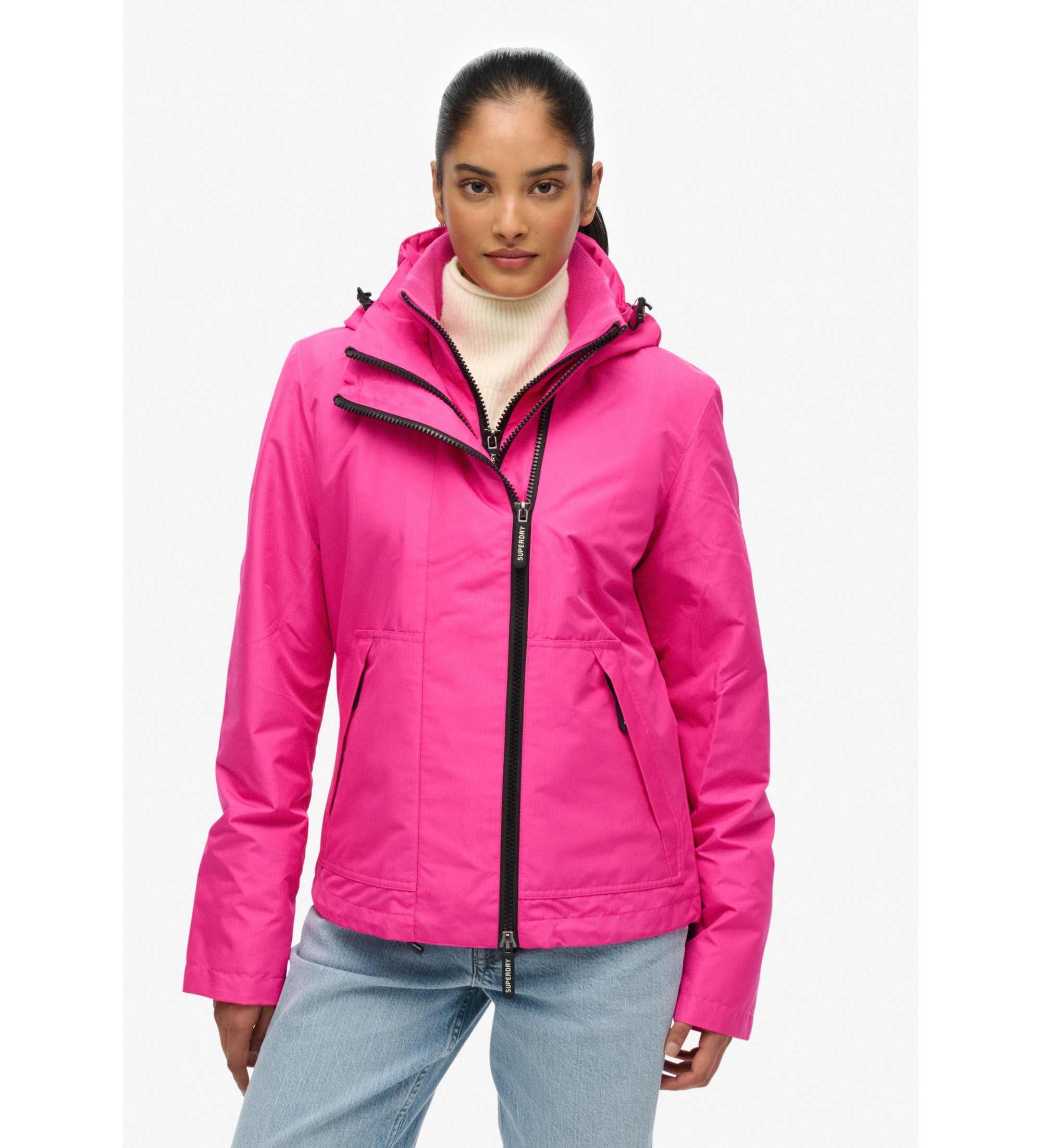 Jacke Hooded Mtn Windbreaker rosa