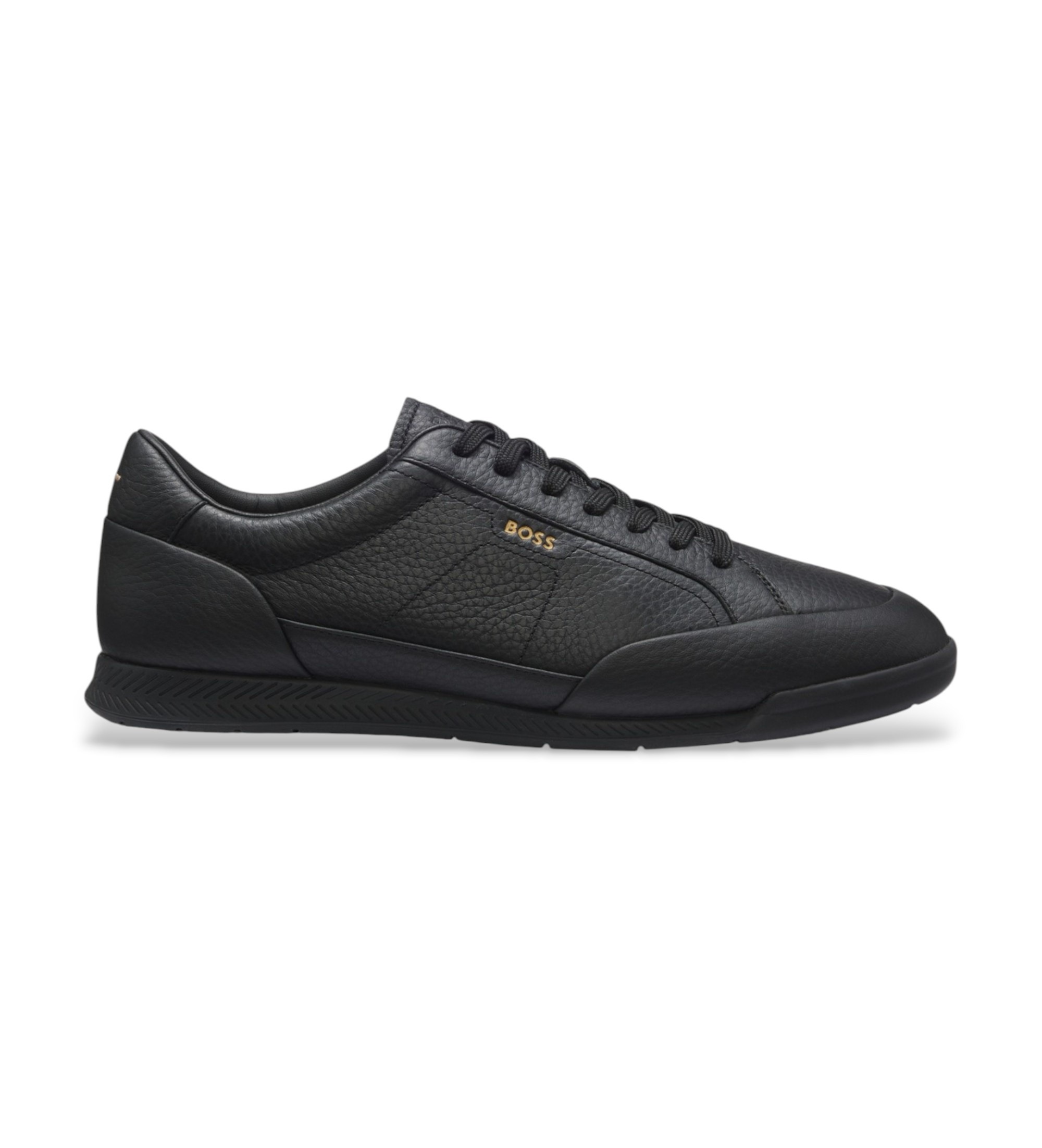 Zapatillas de piel Nitan Low negro