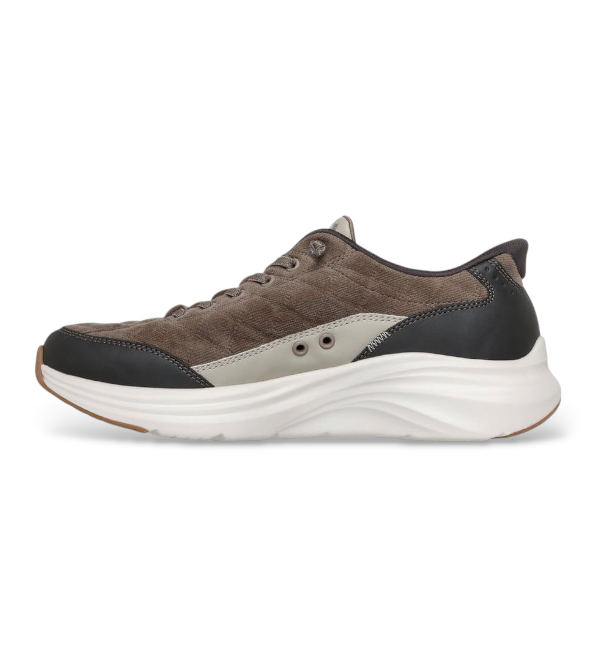 Skechers Slip-Ins: Contour Foam - Cozy Fit Cordelux marrone verdastro