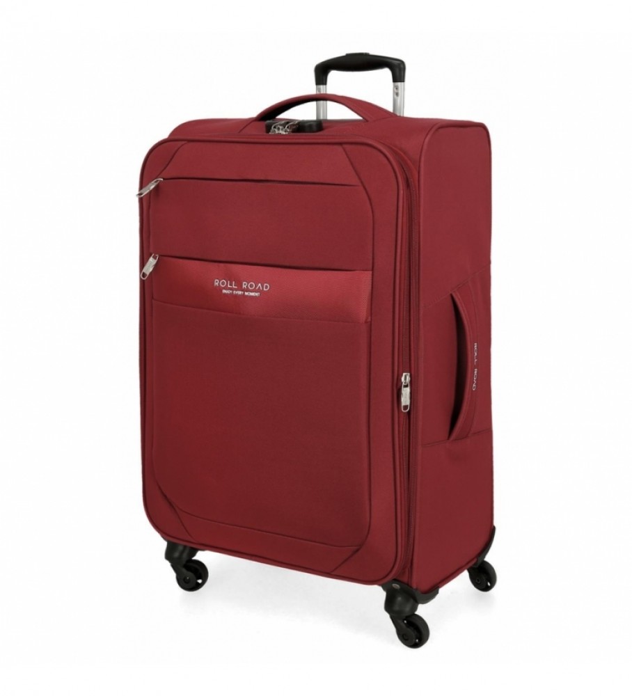 Roll Road Valise moyenne Rouleau Route Royce 66cm Rouge -43x66x26x26cm