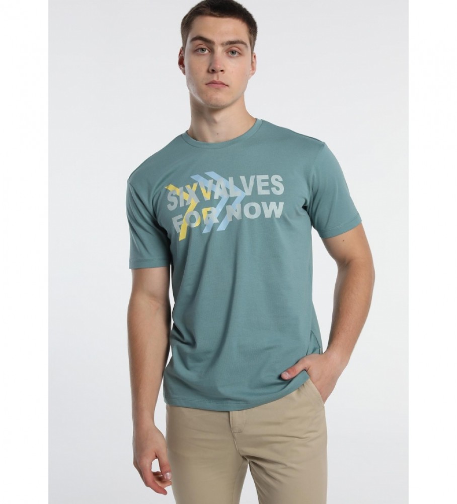 Six Valves T-shirt 118701 Vert 