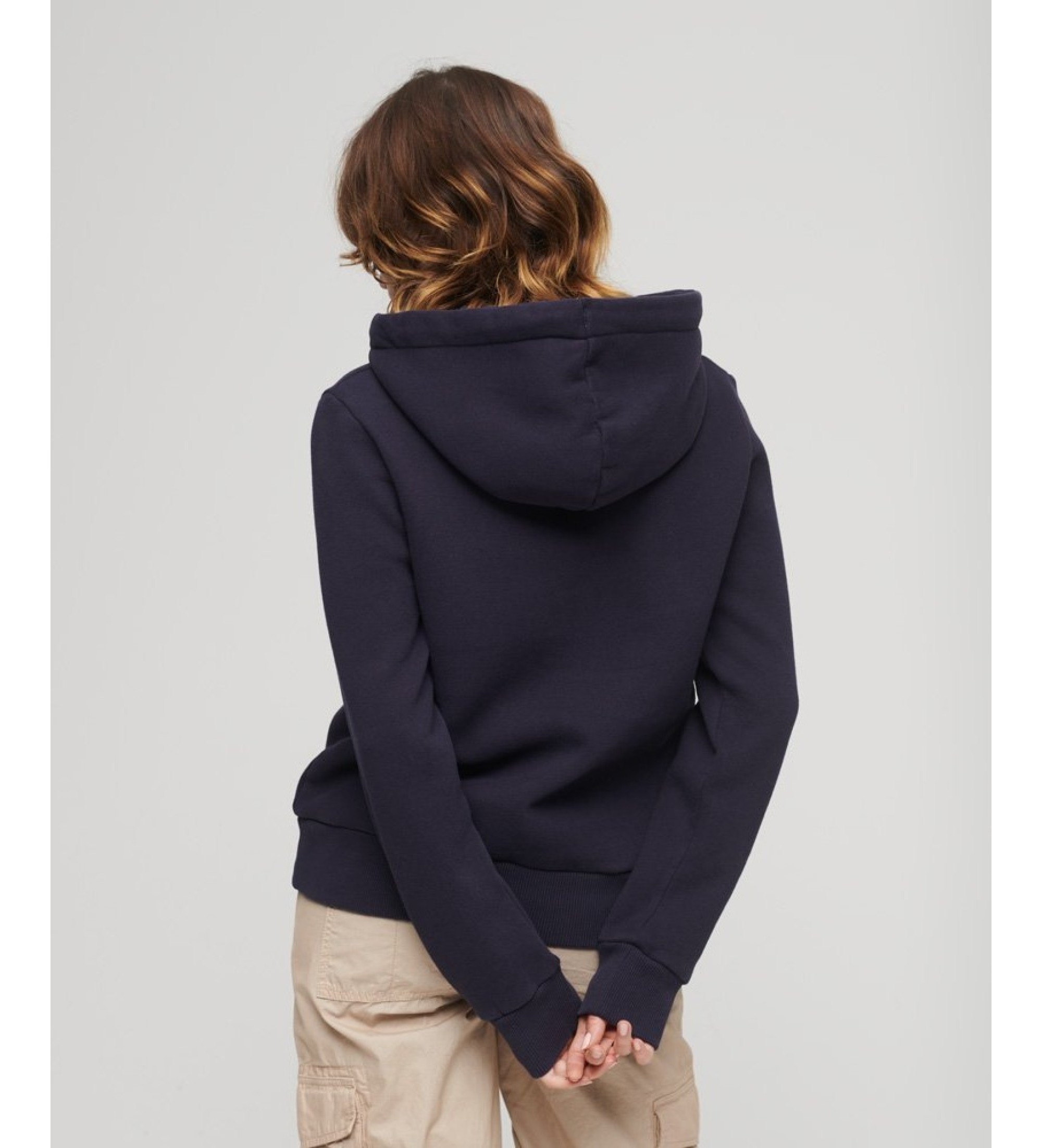Superdry Navy blue Metallic Core hoodie