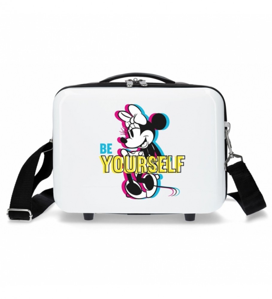 Joumma Bags Neceser ABS Be Yourself  Minnie blanco -29x21x15cm-