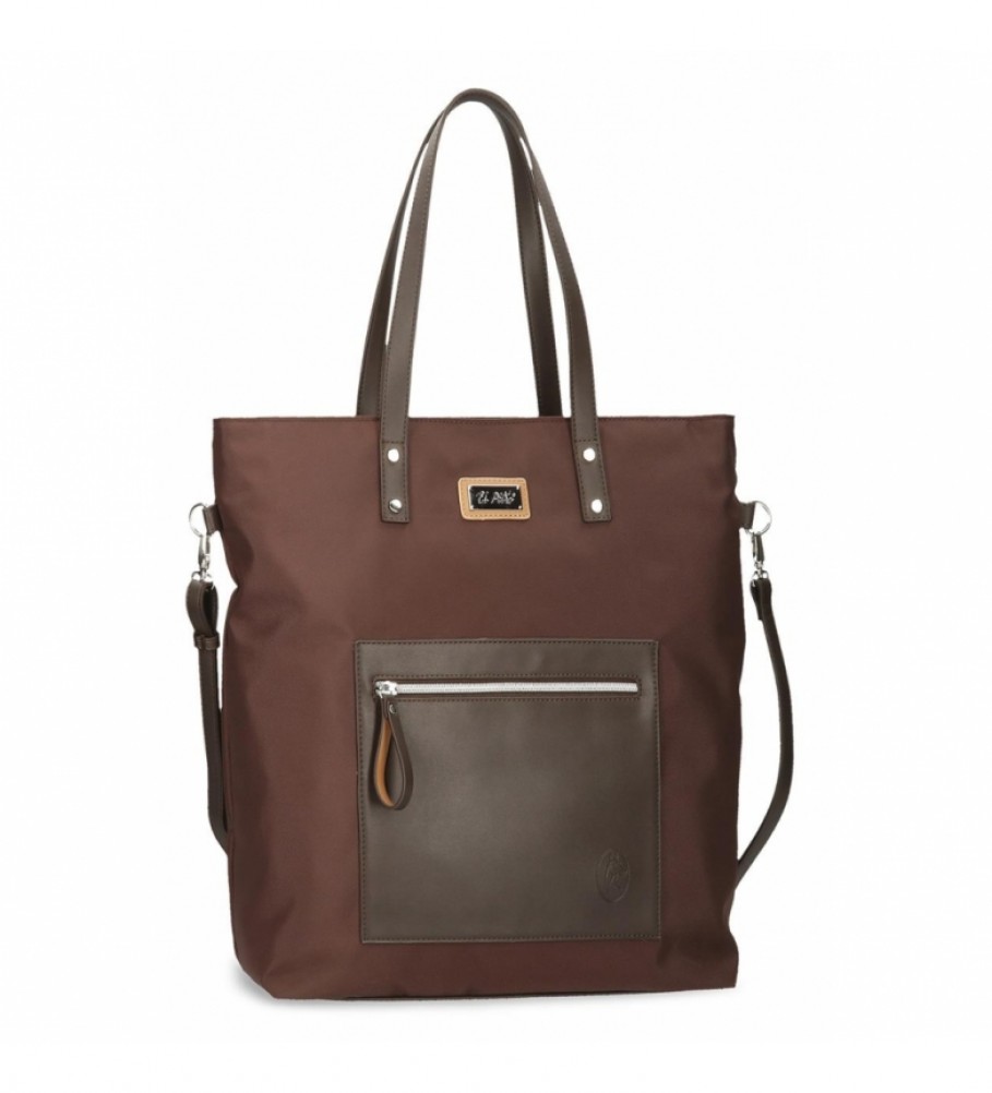 El Potro Shopper Bag El Potro Chic brown -35,5x40x12cm