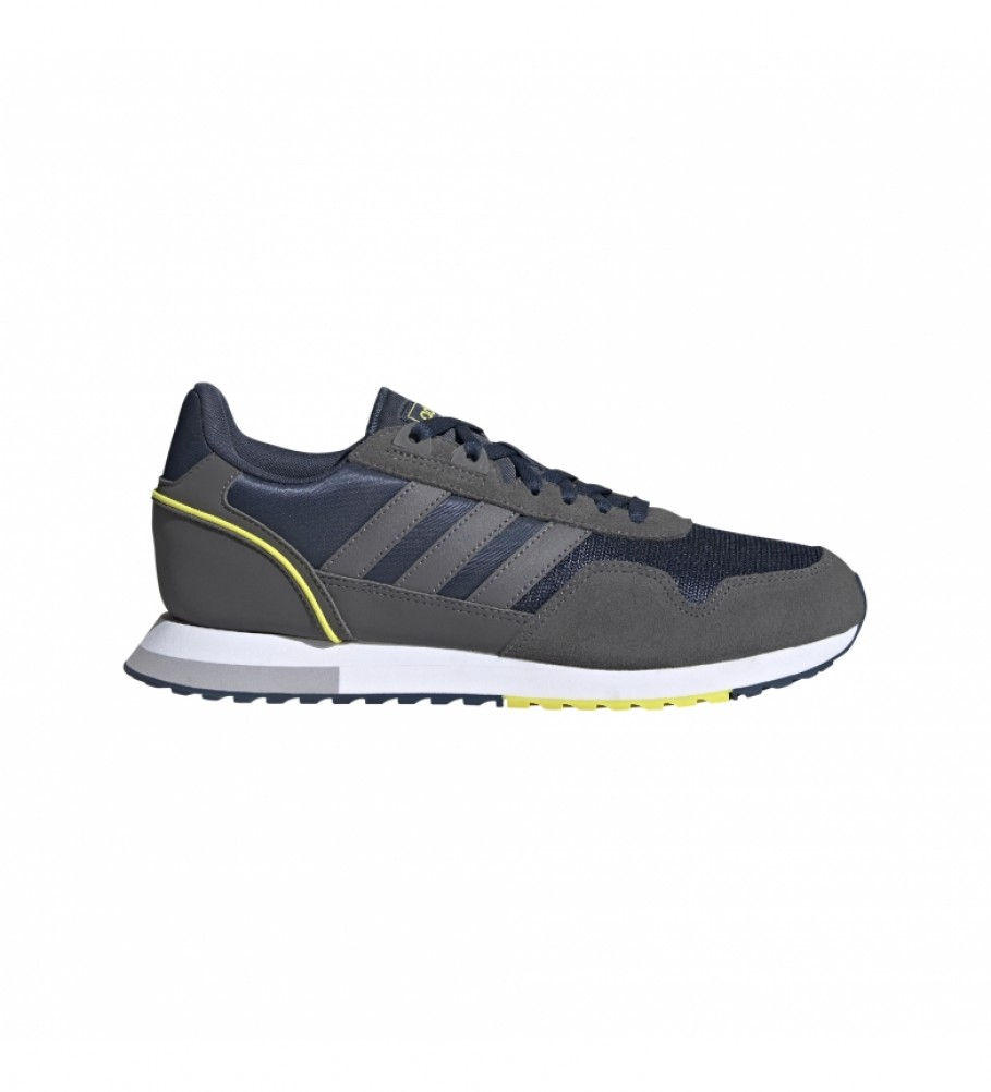 adidas Leather Running Shoes 8K 2020 grey