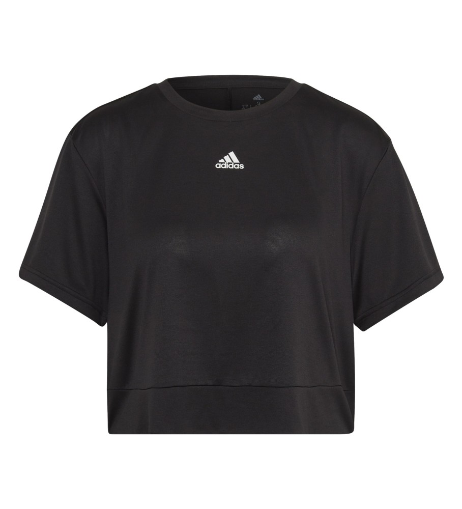 adidas Camiseta corta Aeroready Studio Loose negro 