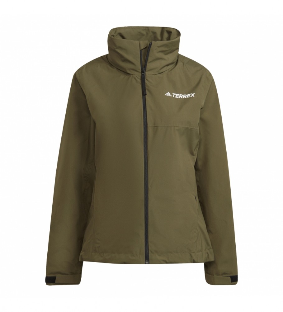 adidas Waterproof jacket Terrex Multi Rain Dry green