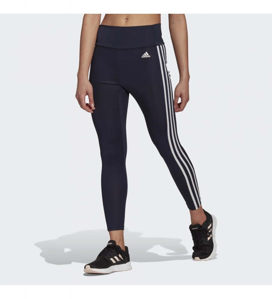 adidas Tights 7/8 Designed To Move Sport 3-Stripes Navy
