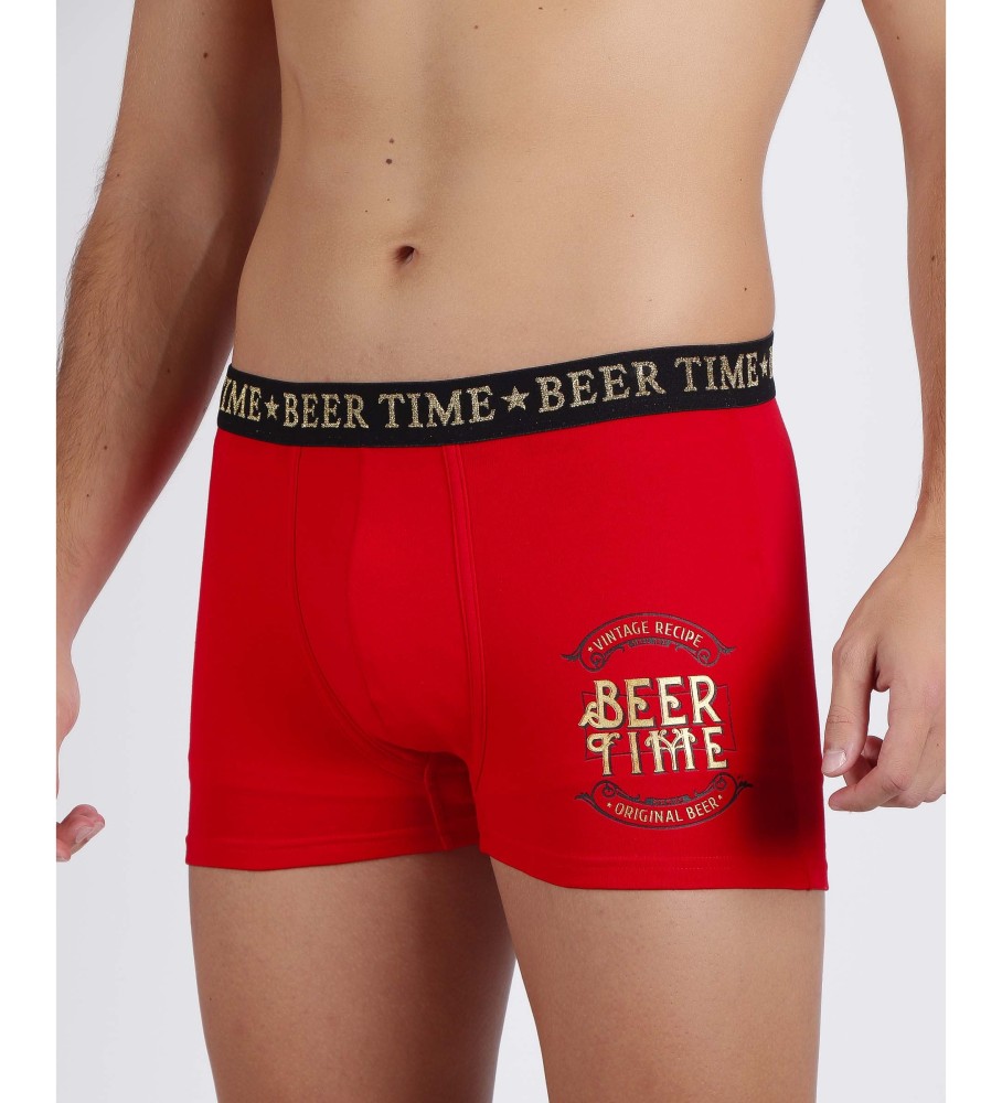 Admas Mutande/B xer Beer Time rosso