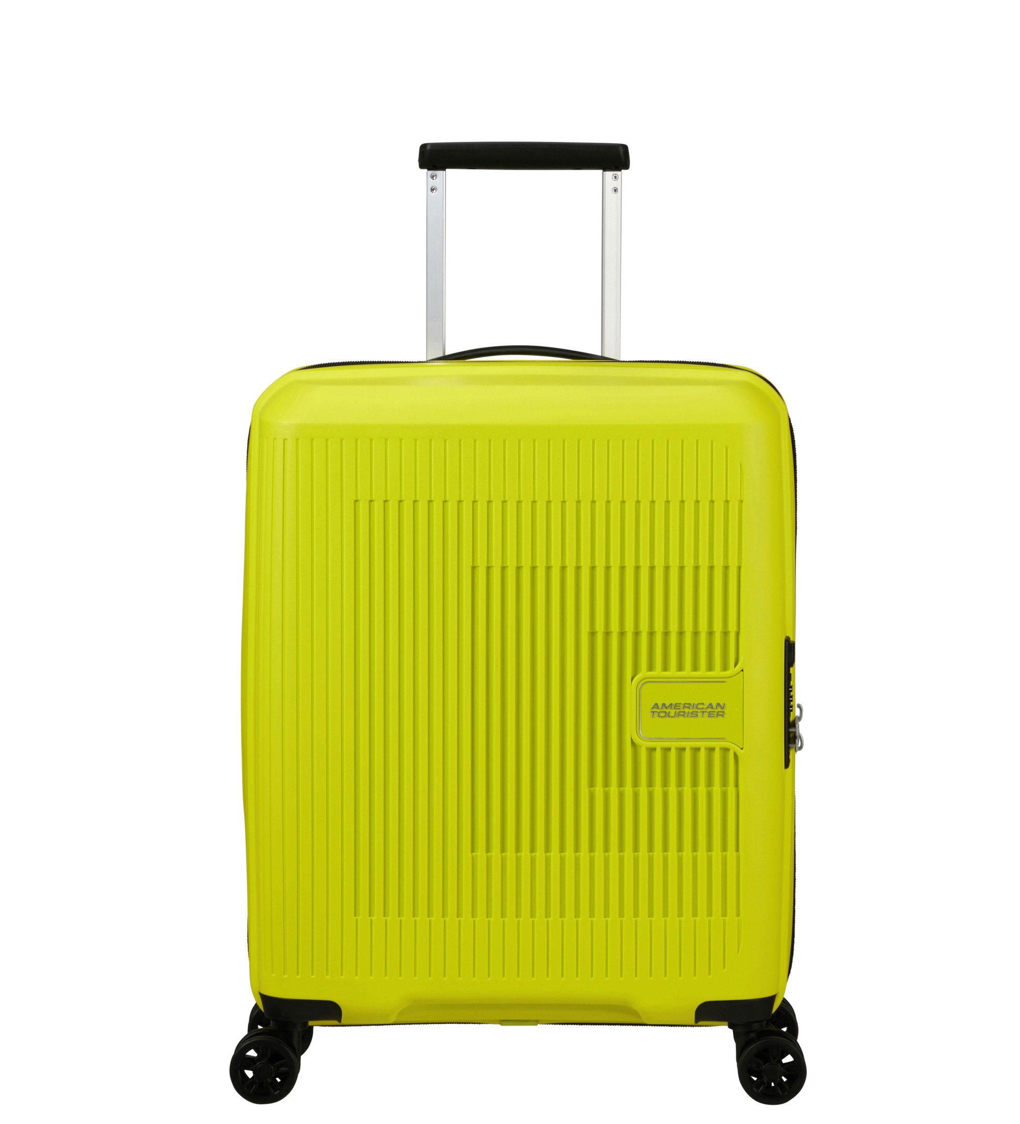American Tourister Valigia da cabina rigida espandibile Aerostep con capacità fino a 40 L verde
