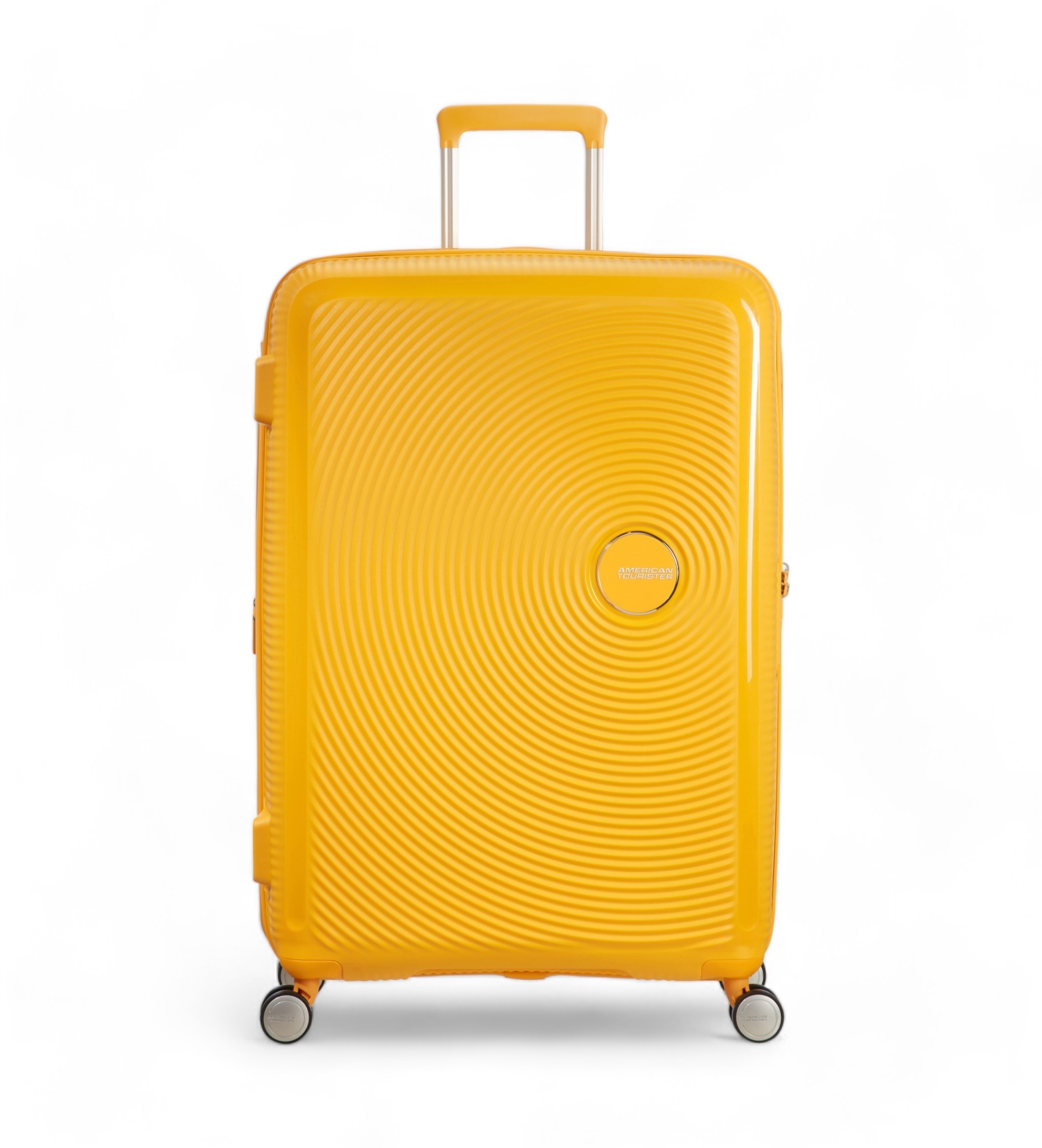American Tourister Soundbox Spinner groer Hartschalenkoffer gelb