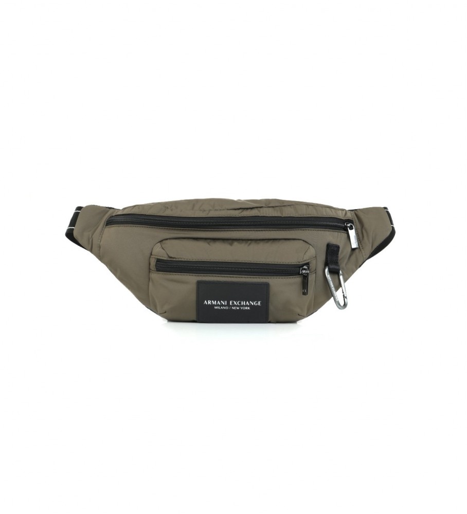 Armani Exchange - bum bag compartments green