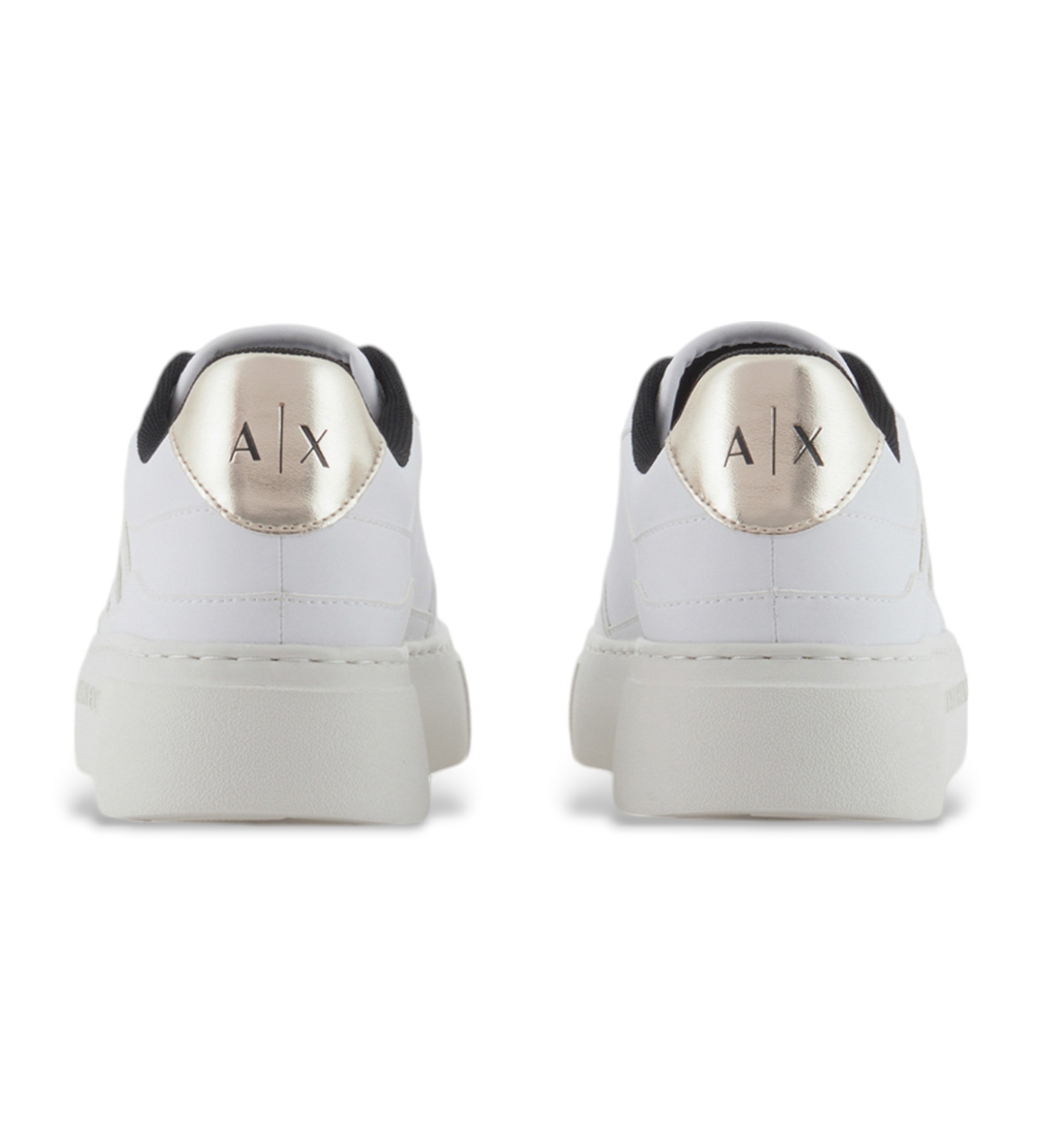 Armani Exchange Baskets avec logo blanc Esdemarca Store mode chaussures et accessoires chaussures de grandes marques et chaussures de createurs