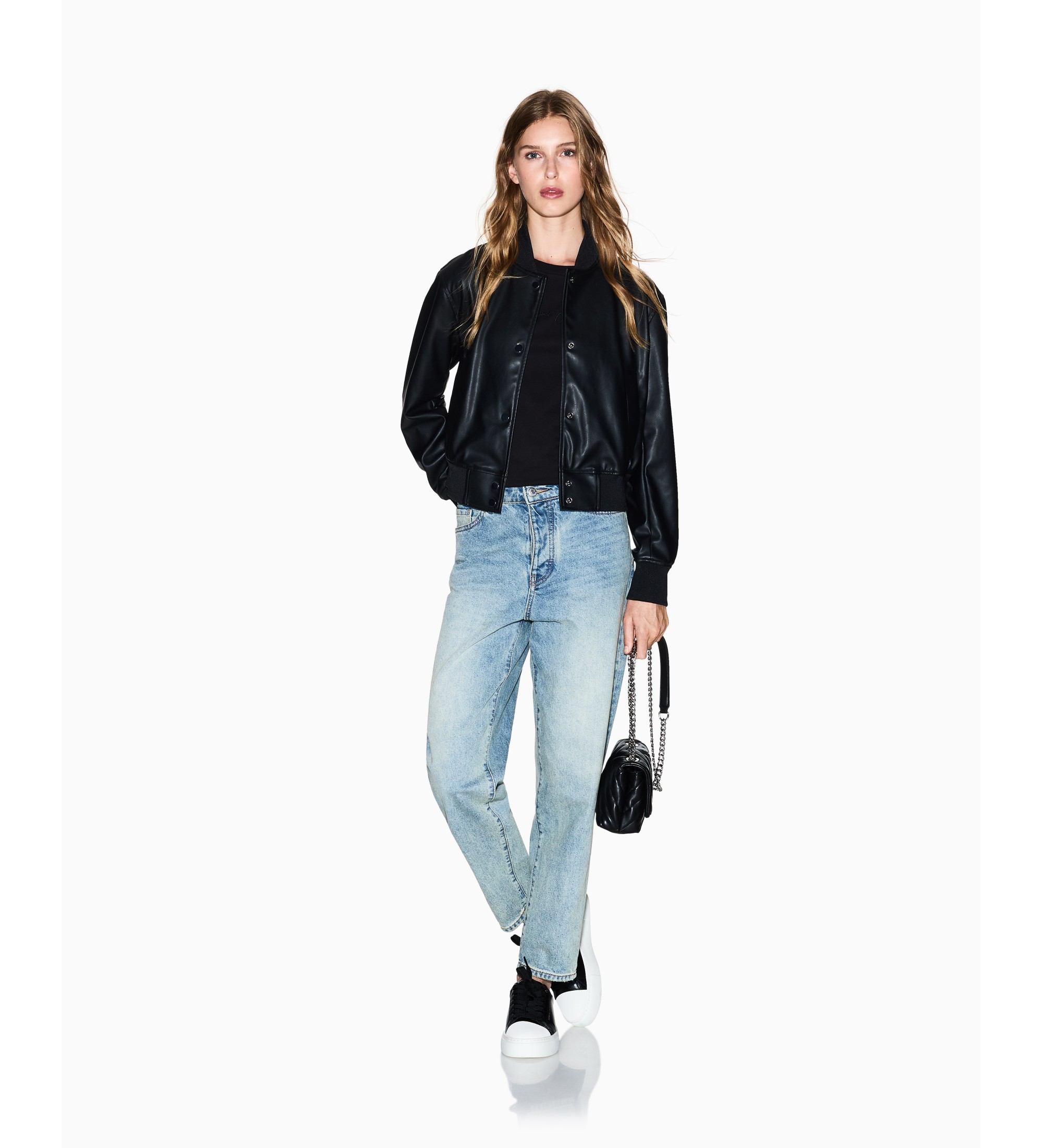 A|X Armani Exchange Czarny klips do kurtki