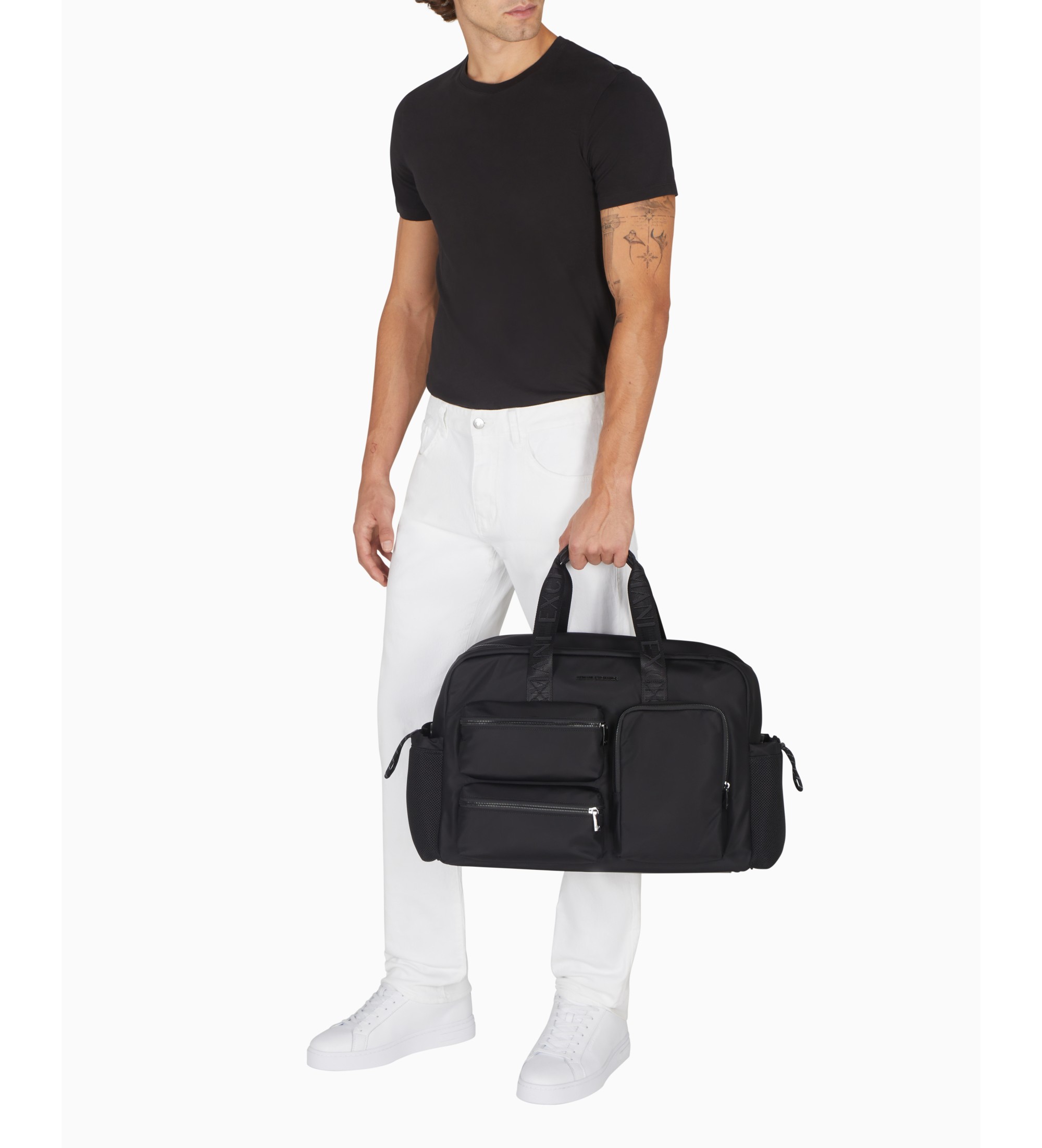 A|X Armani Exchange Sac moderne noir A|X Armani Exchange Sac moderne noir