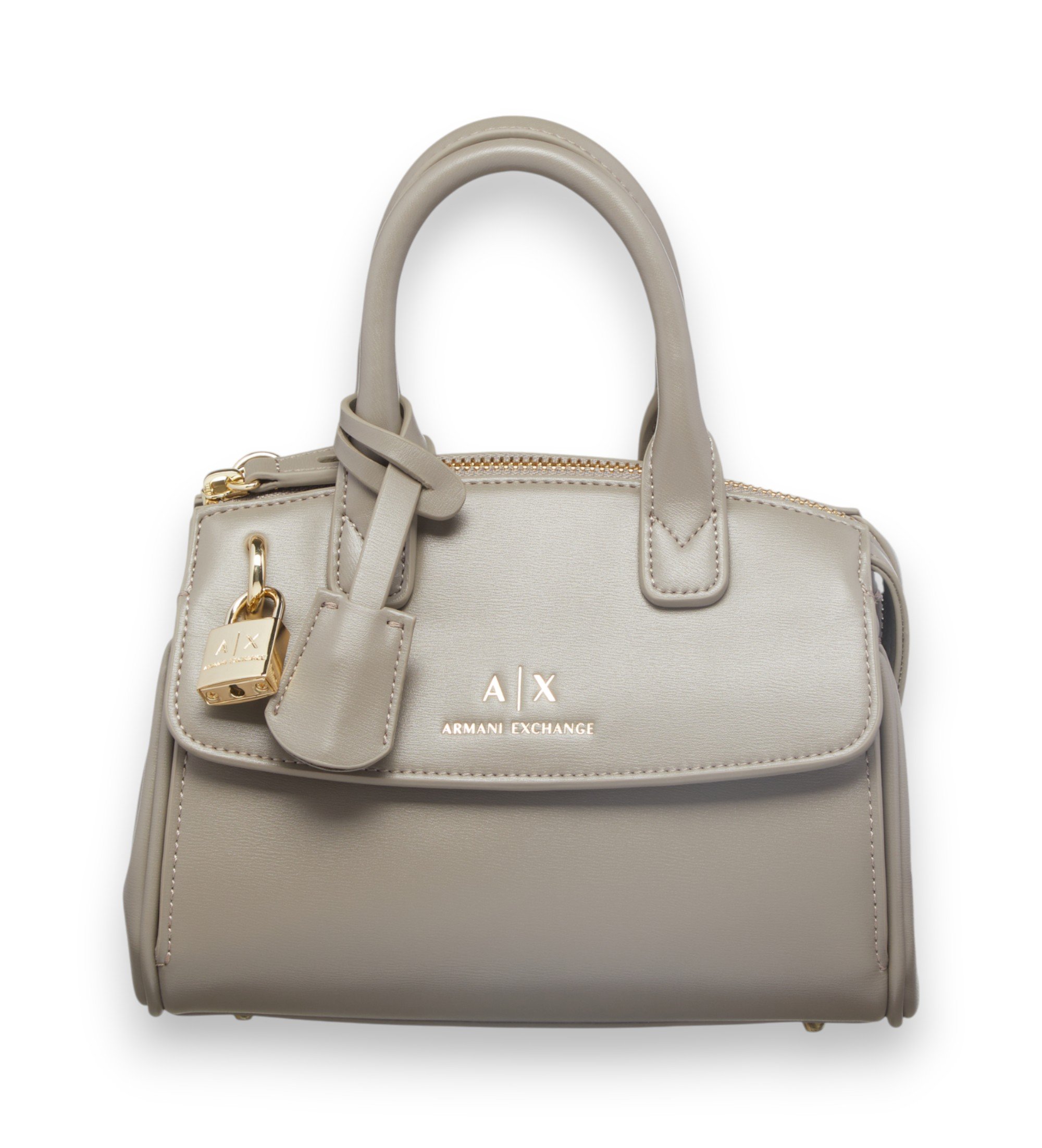 A|X Armani Exchange Graubraune Forma Handtasche A|X Armani Exchange Graubraune Forma Handtasche