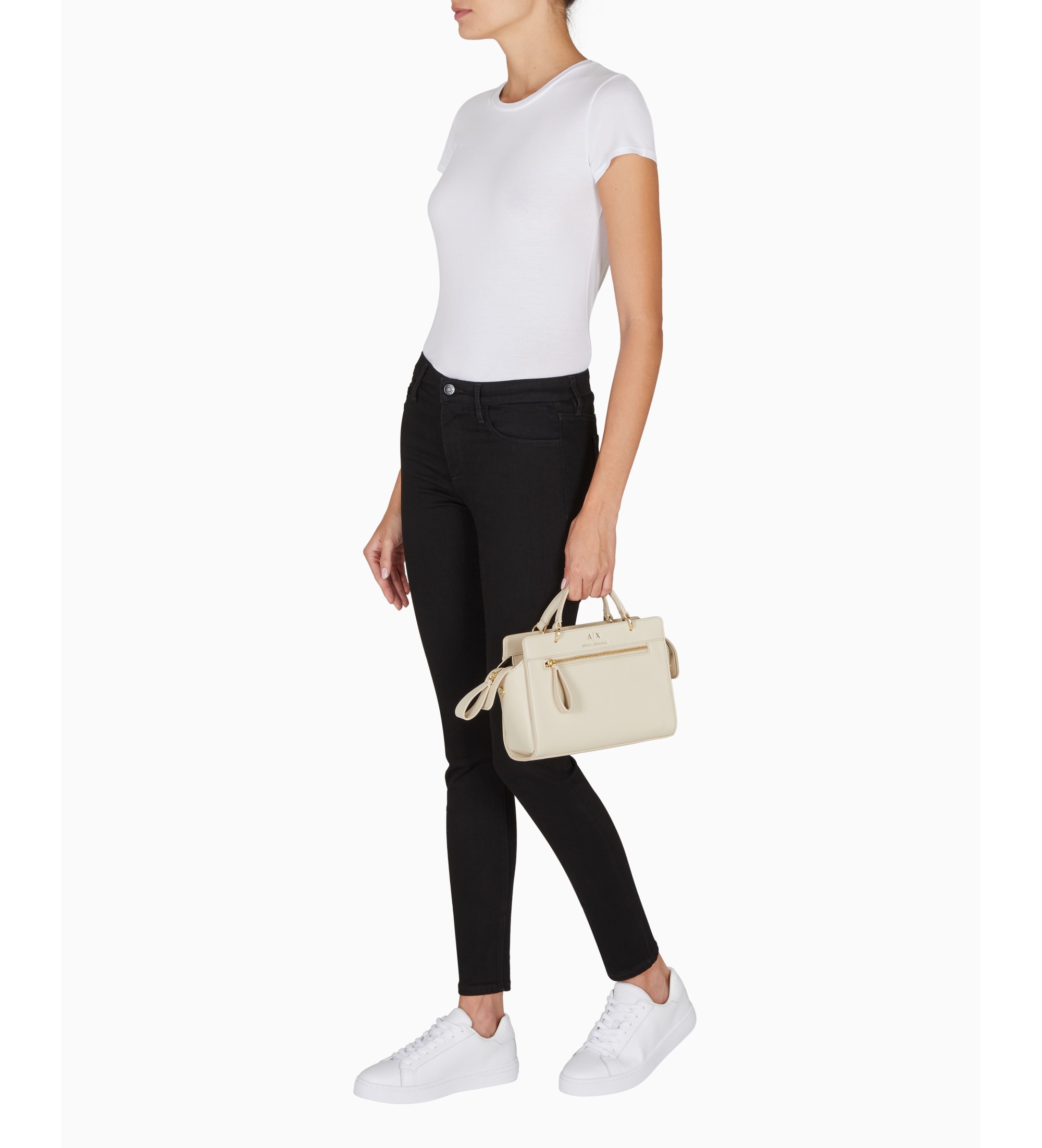 A|X Armani Exchange Sac à main beige souple A|X Armani Exchange Sac à main beige souple