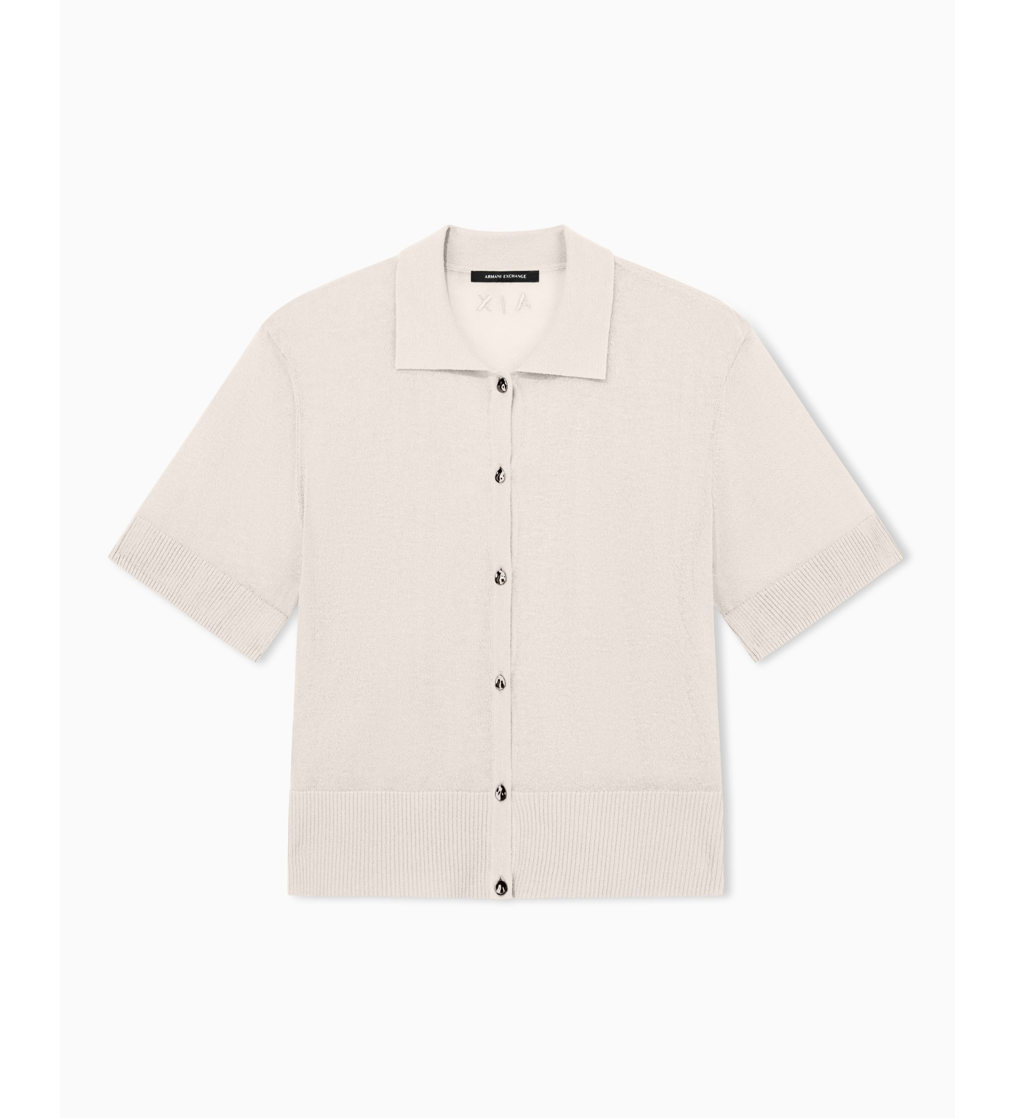 A|X Armani Exchange Krótki kardigan be?owy