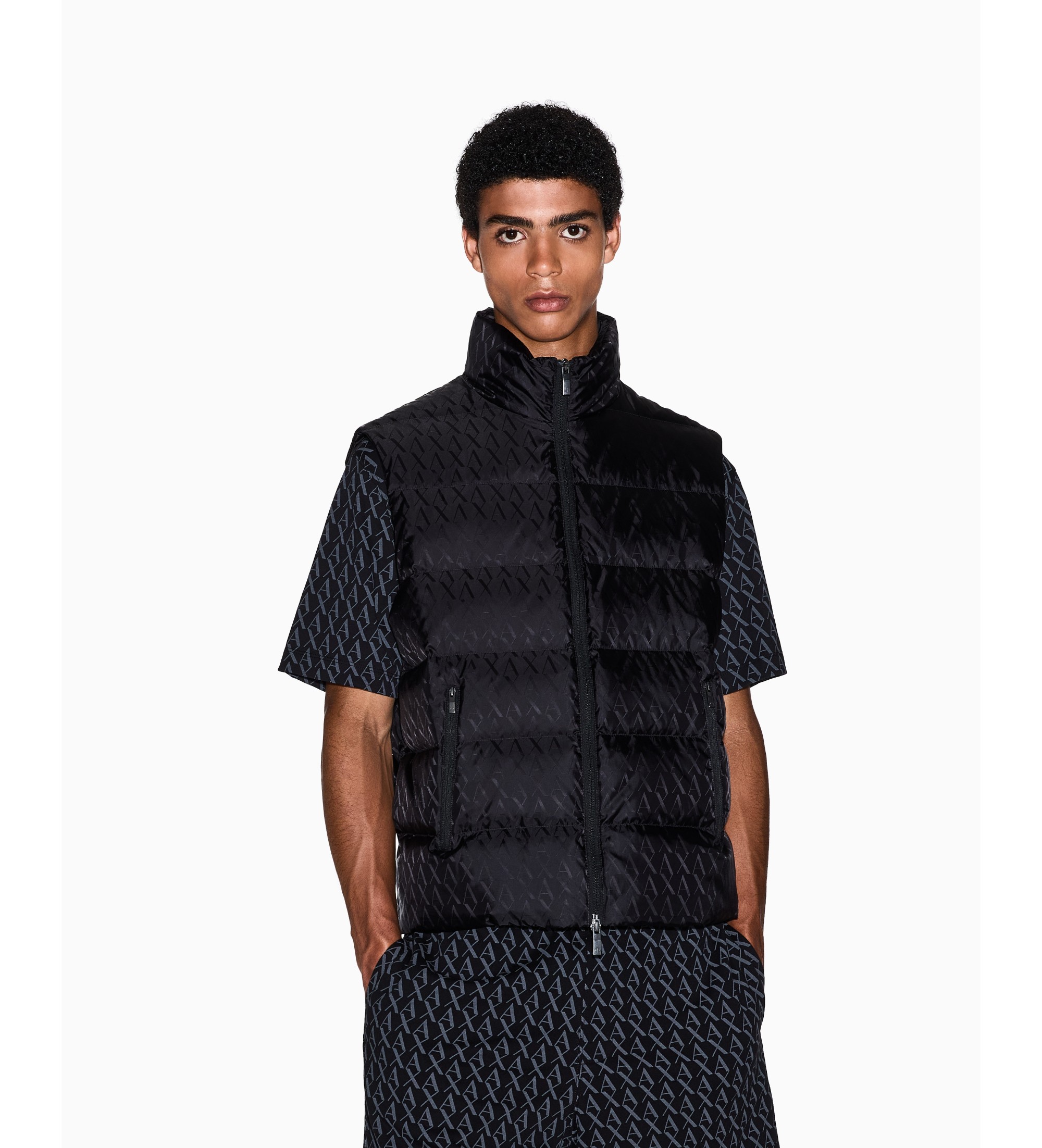 A|X Armani Exchange Vest dons zwart A|X Armani Exchange Vest dons zwart