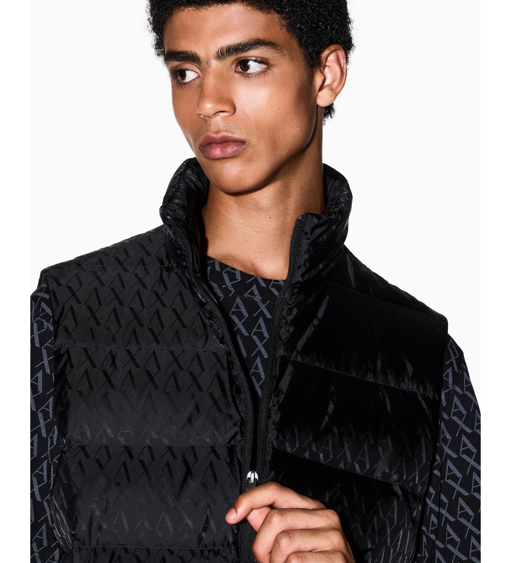 A|X Armani Exchange Vest dons zwart A|X Armani Exchange Vest dons zwart