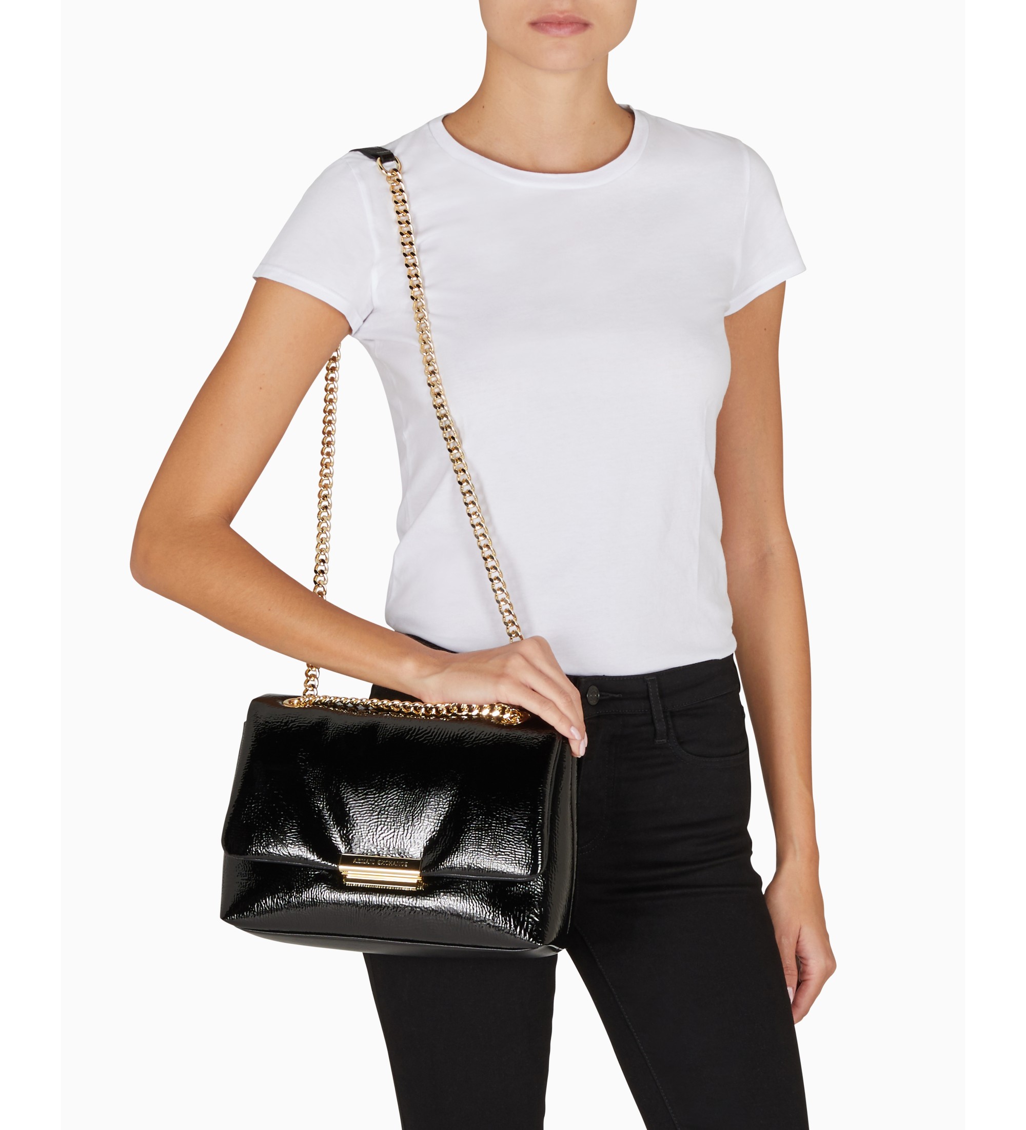 A|X Armani Exchange Sac à logo noir A|X Armani Exchange Sac à logo noir