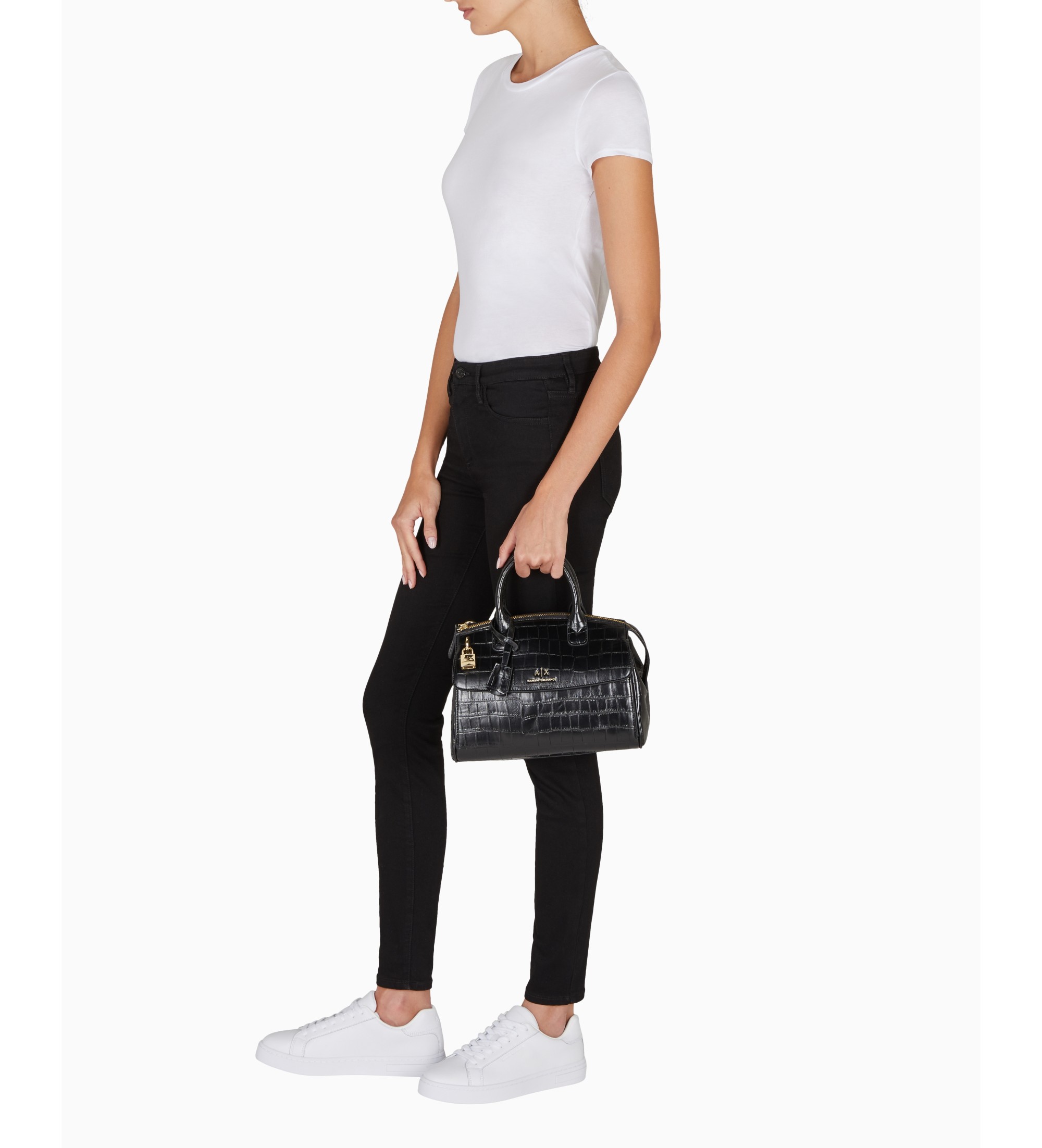 A|X Armani Exchange Sac de forme noir A|X Armani Exchange Sac de forme noir