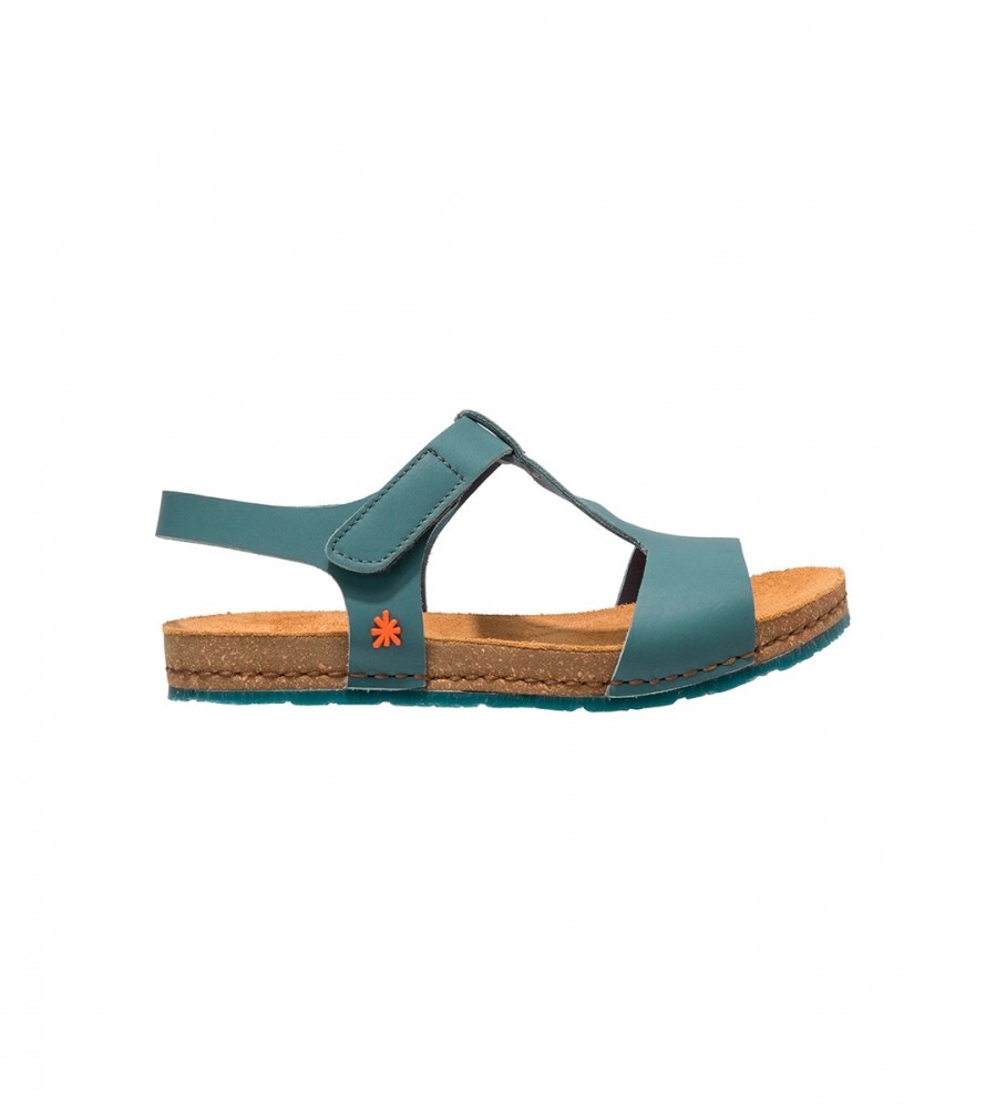 Bediende jungle Zeehaven Art Lederen sandalen 0302 Creta blauw - Esdemarca winkel voor schoenen,  mode en accessoires - merkschoenen en merksneakers