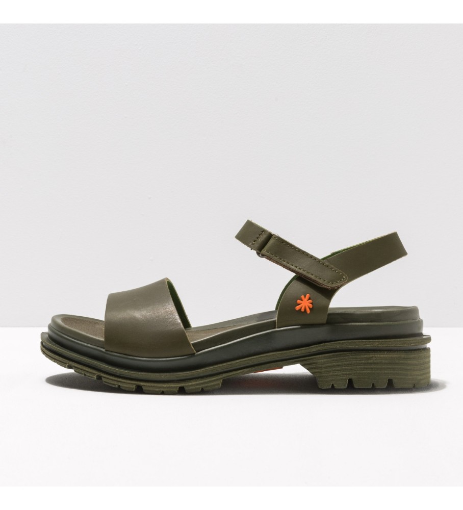 Art Sandalias de piel Cartago Kaki Birmingham verde -Altura plataforma:  4.5cm- - Tienda Esdemarca moda, calzado y complementos - zapatos de marca y  zapatillas de marca
