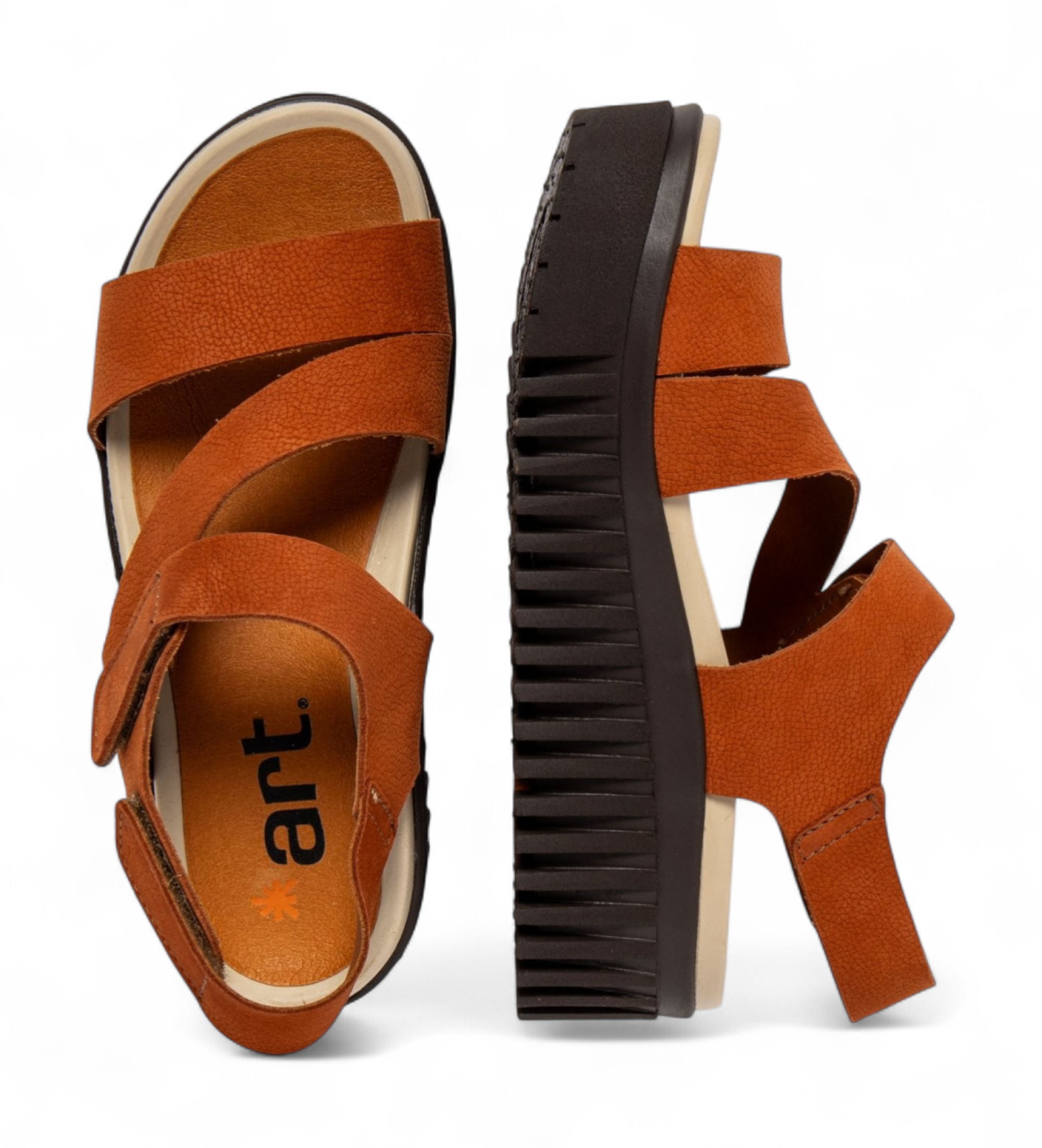 Art Sandales en cuir 1573 Brighton marron
