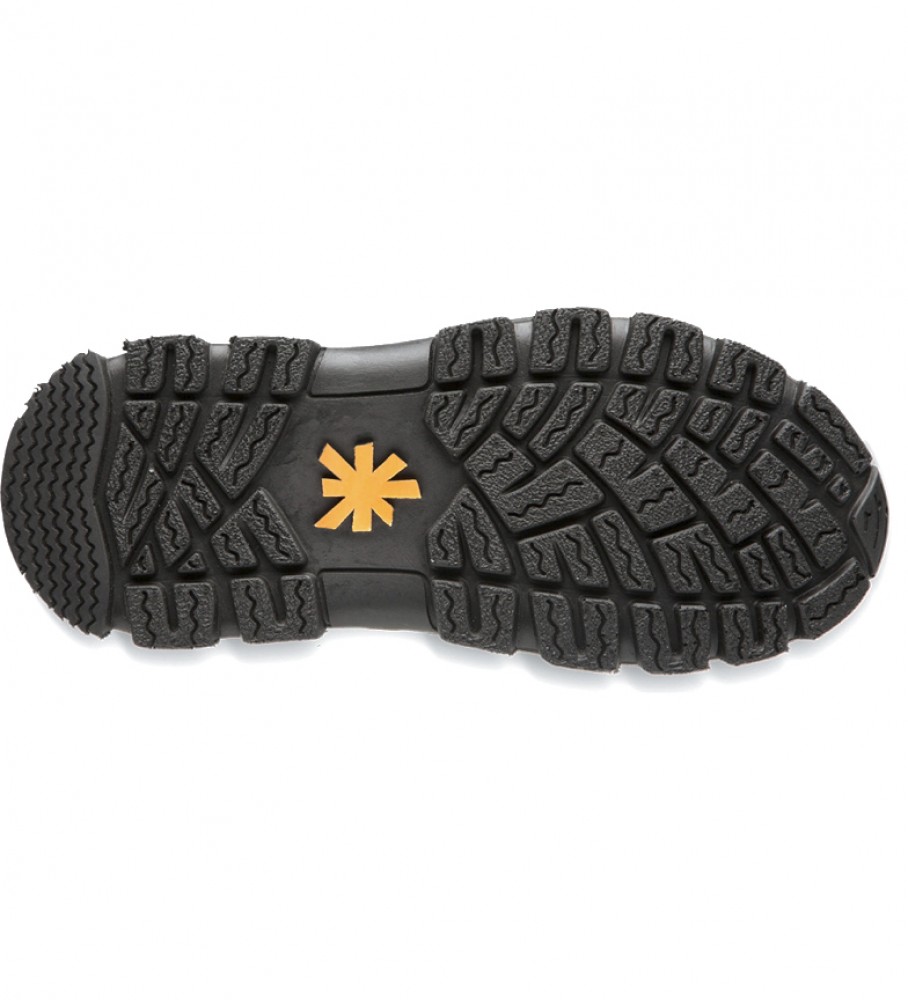 Stivaletti Art Core 2 1643 in pelle nera - Altezza plateau: 6,5 cm-