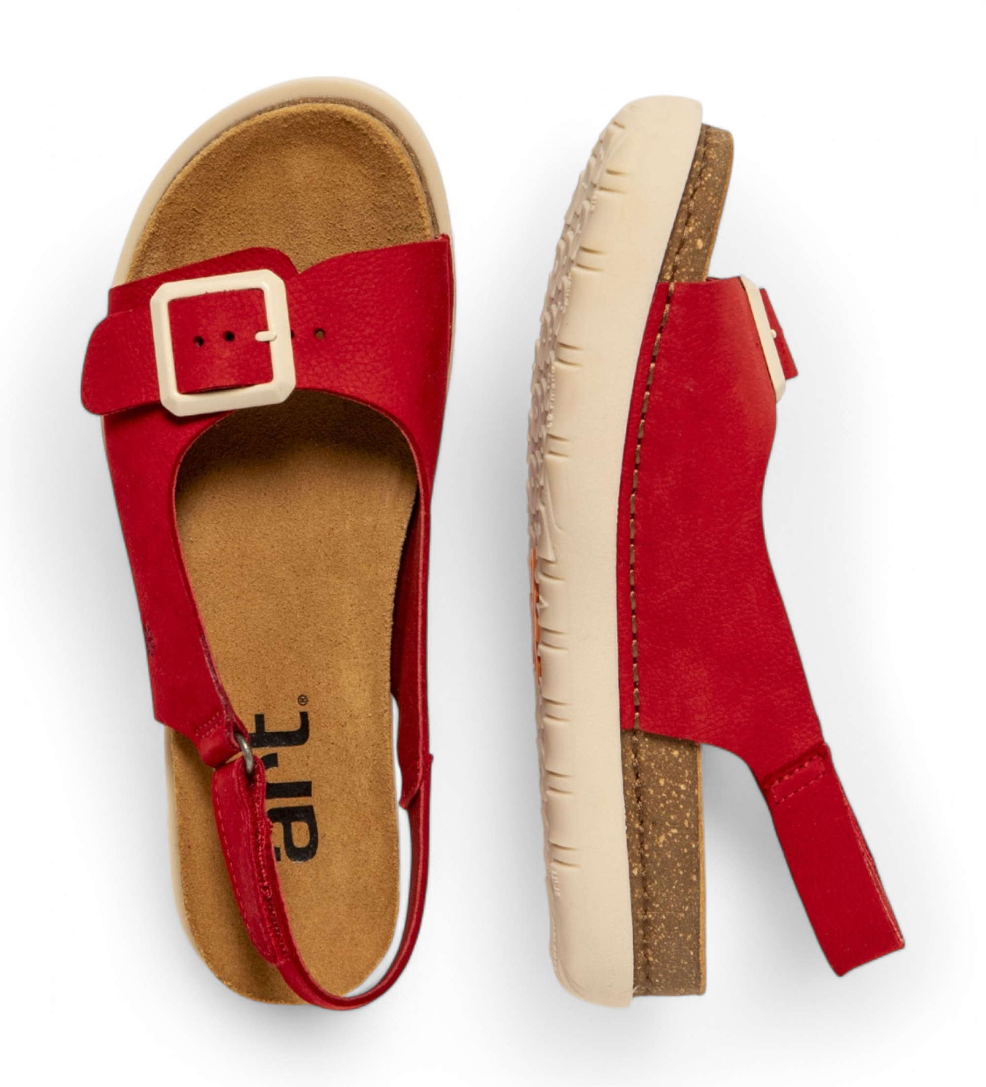 Art Sandalias de piel 1719 Rhodes rojo Tienda Esdemarca calzado