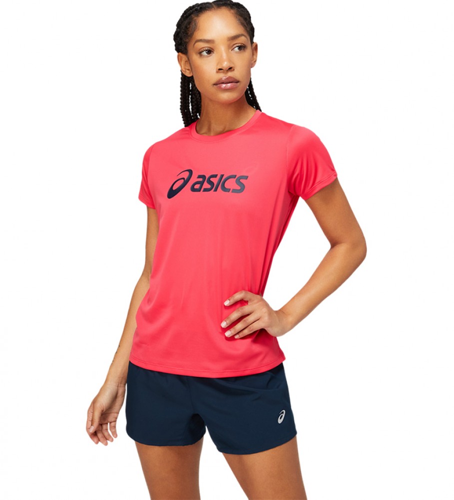 Asics T-shirt rose à manches courtes Core Top