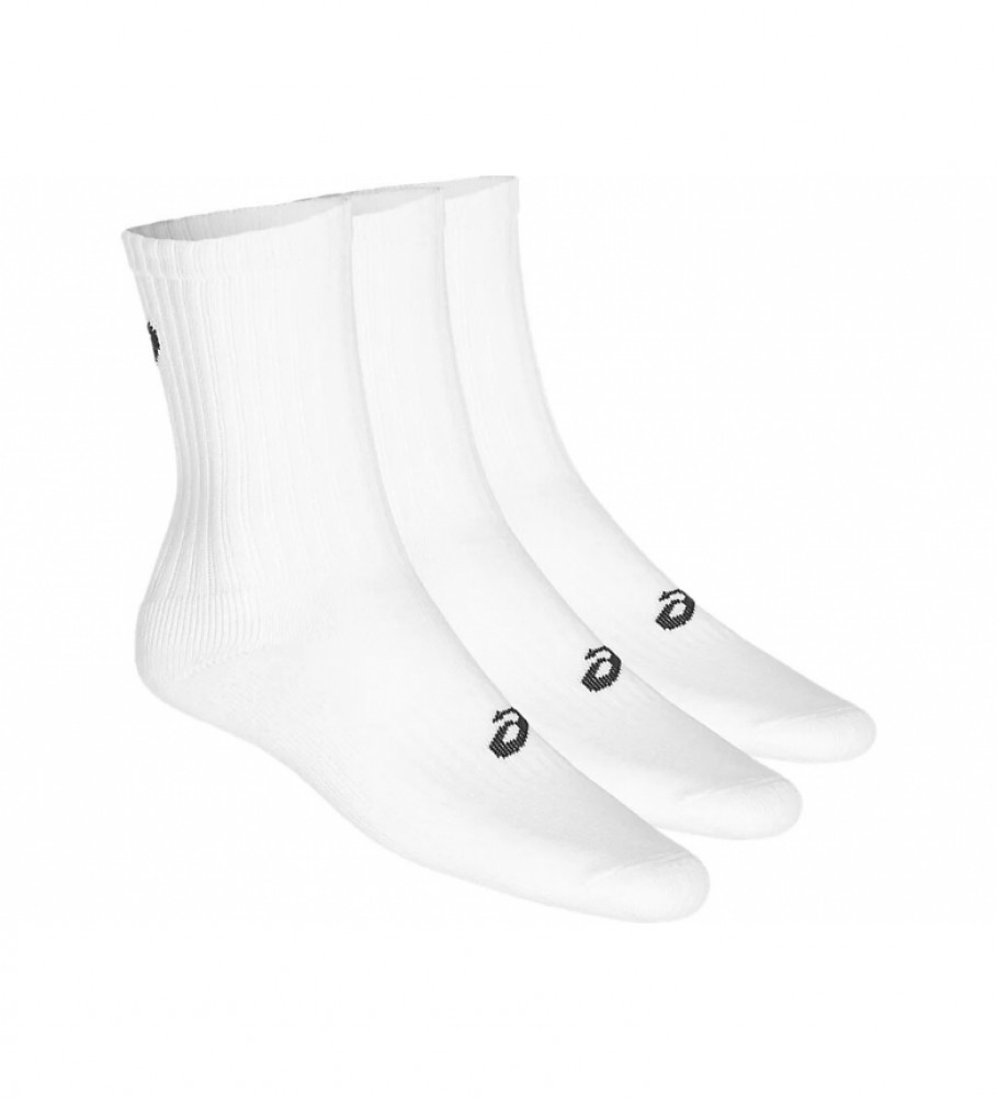 Asics Confezione da 3 paia di calzini bianchi