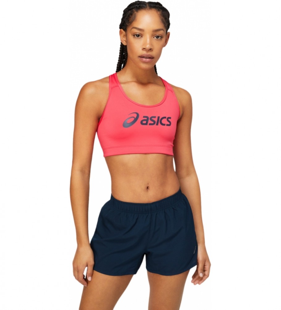 Asics Logo Sports Bra pink