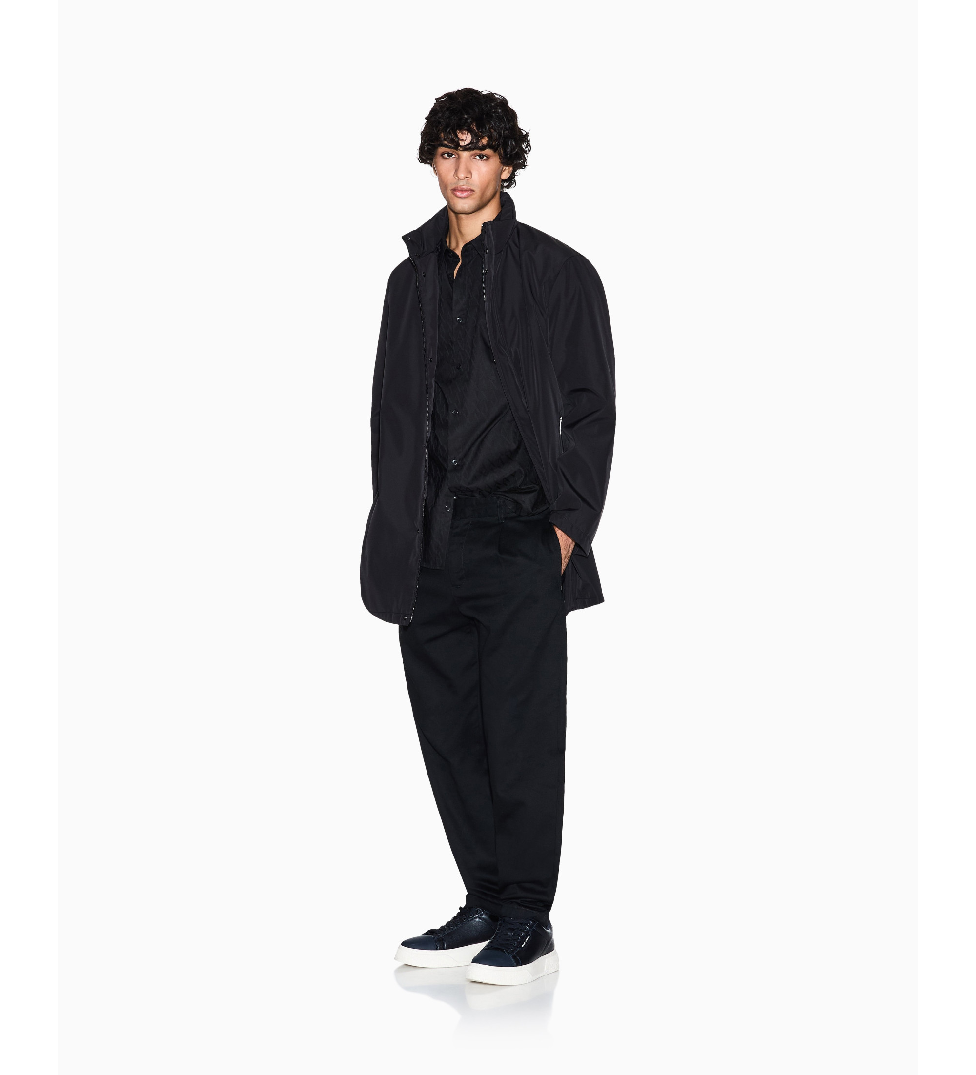 A|X Armani Exchange Zwarte gewatteerde jas A|X Armani Exchange Zwarte gewatteerde jas
