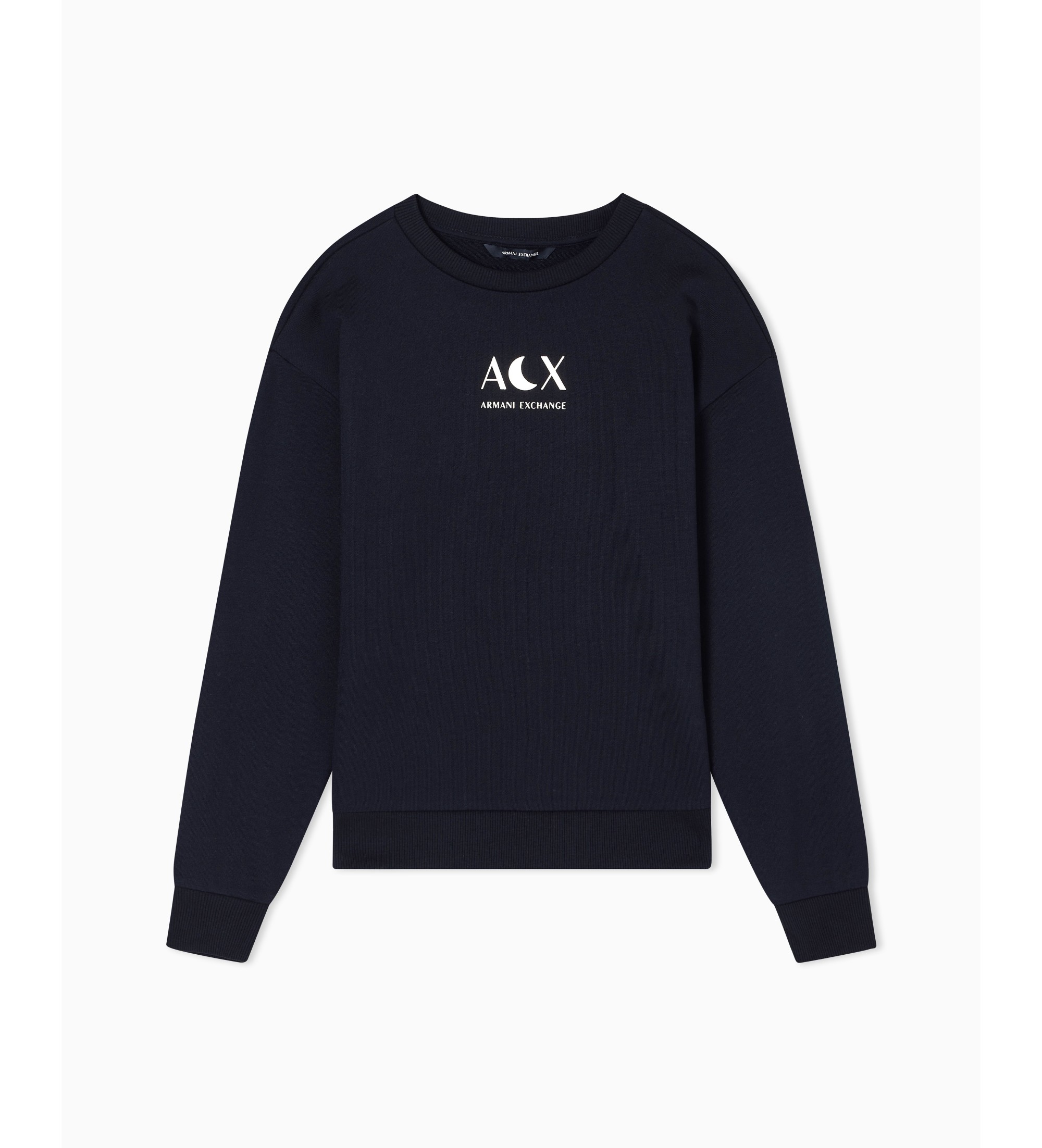 A|X Armani Exchange Bluza French terry czarna