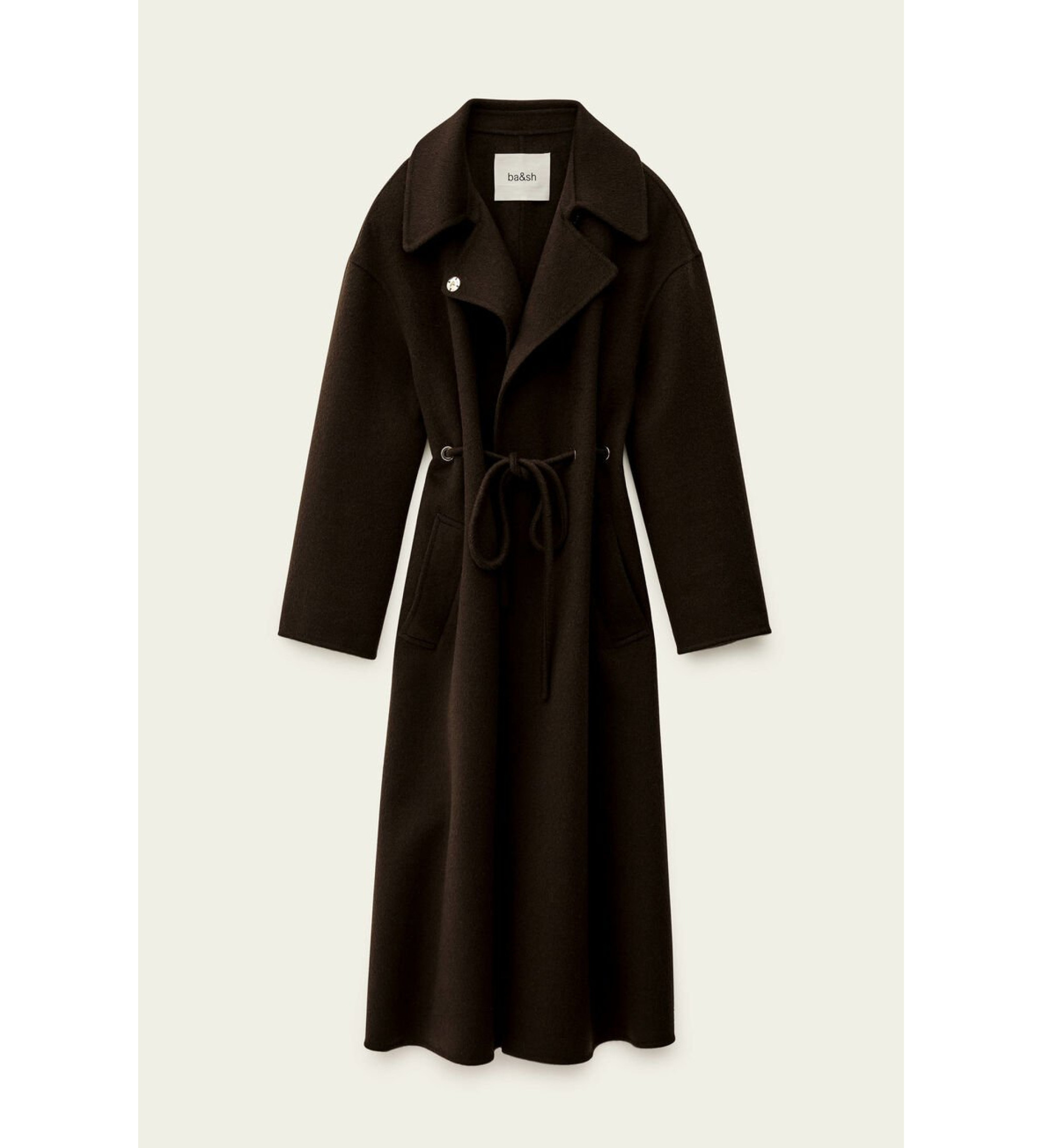 BA&SH Manteau Brown Kate Esdemarca Store mode, chaussures