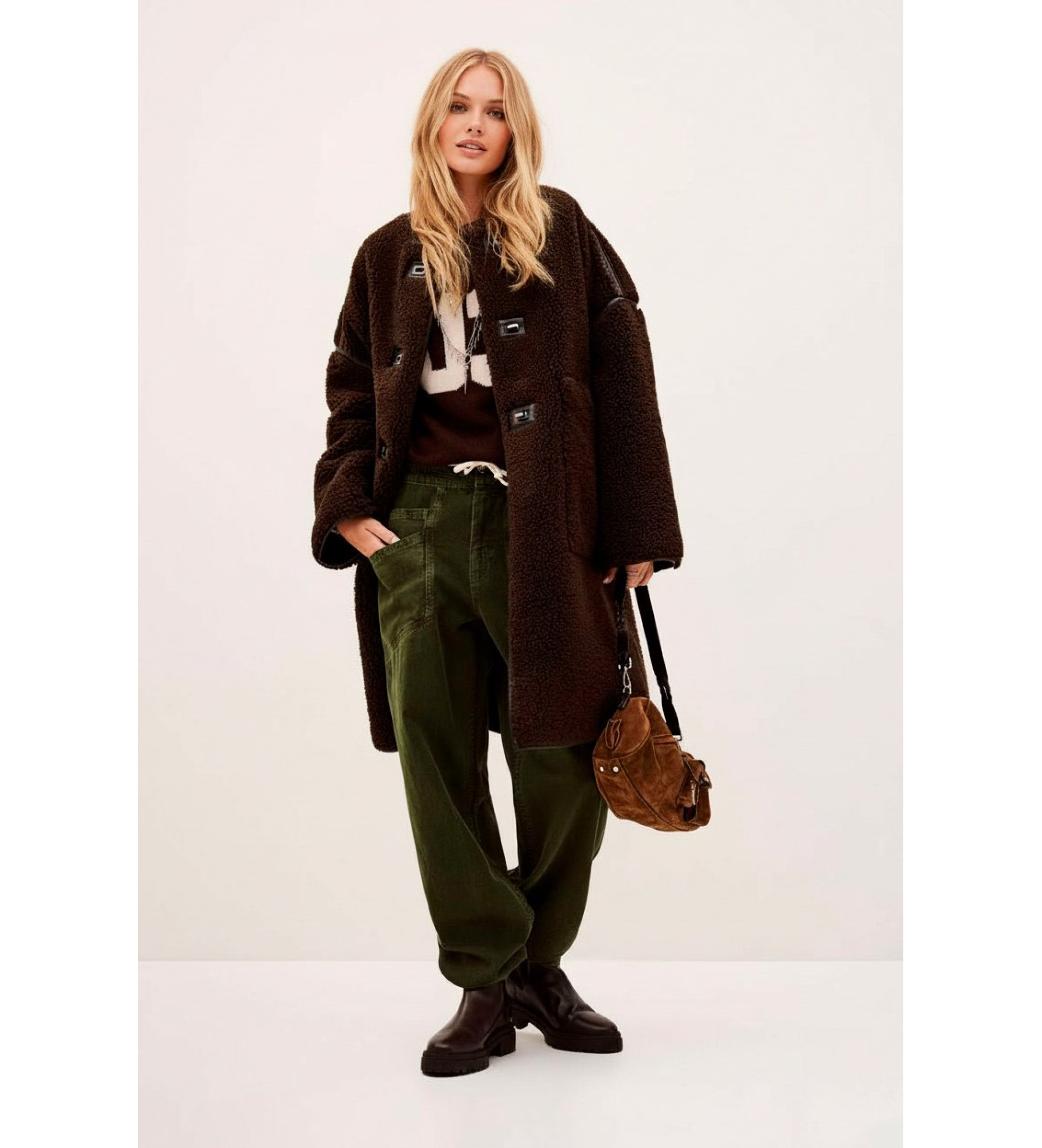 BA&SH Chocolate Millie Coat BA&SH Chocolate Millie Coat