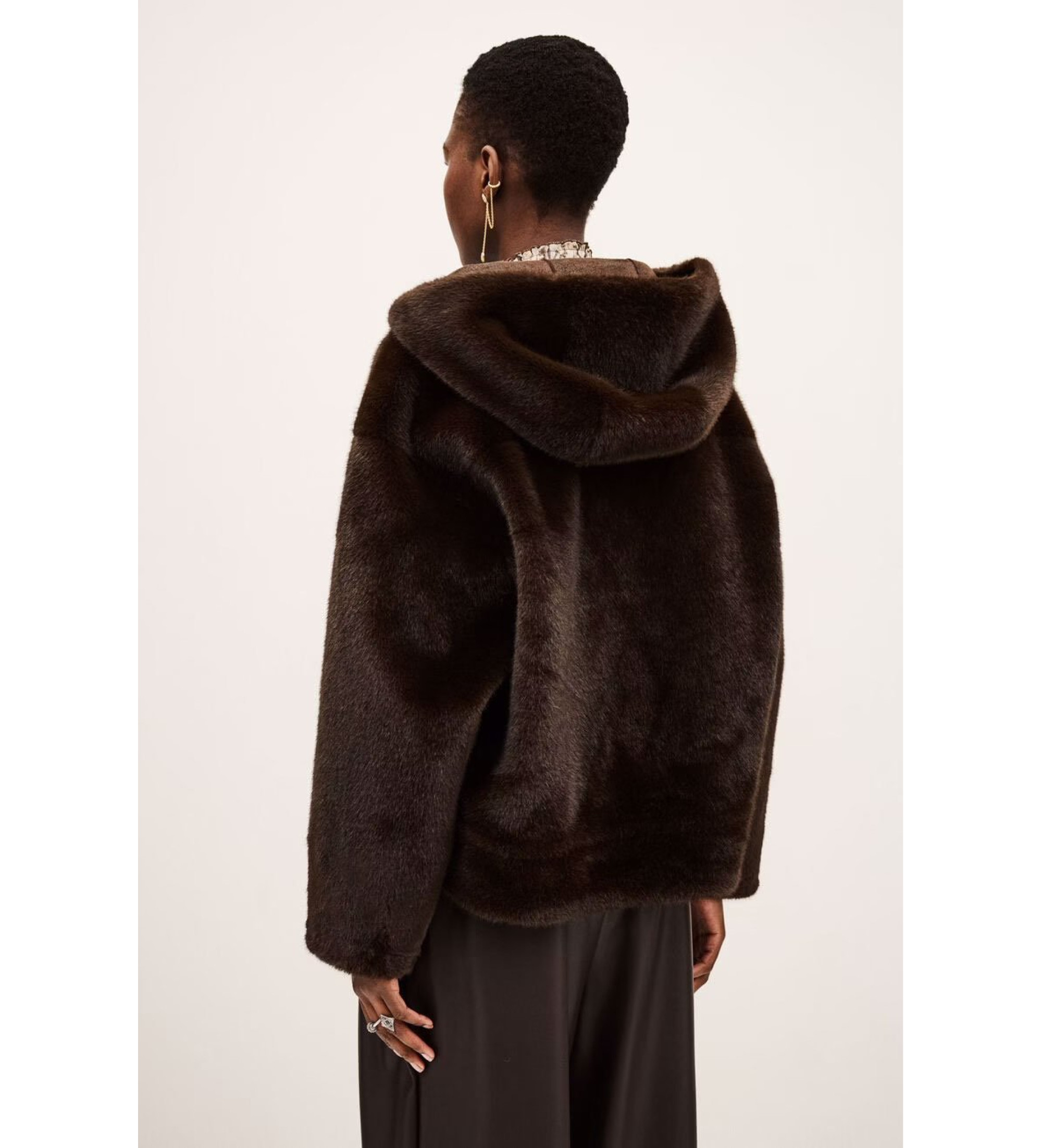 BA&SH Chocolate Pandy Coat BA&SH Chocolate Pandy Coat