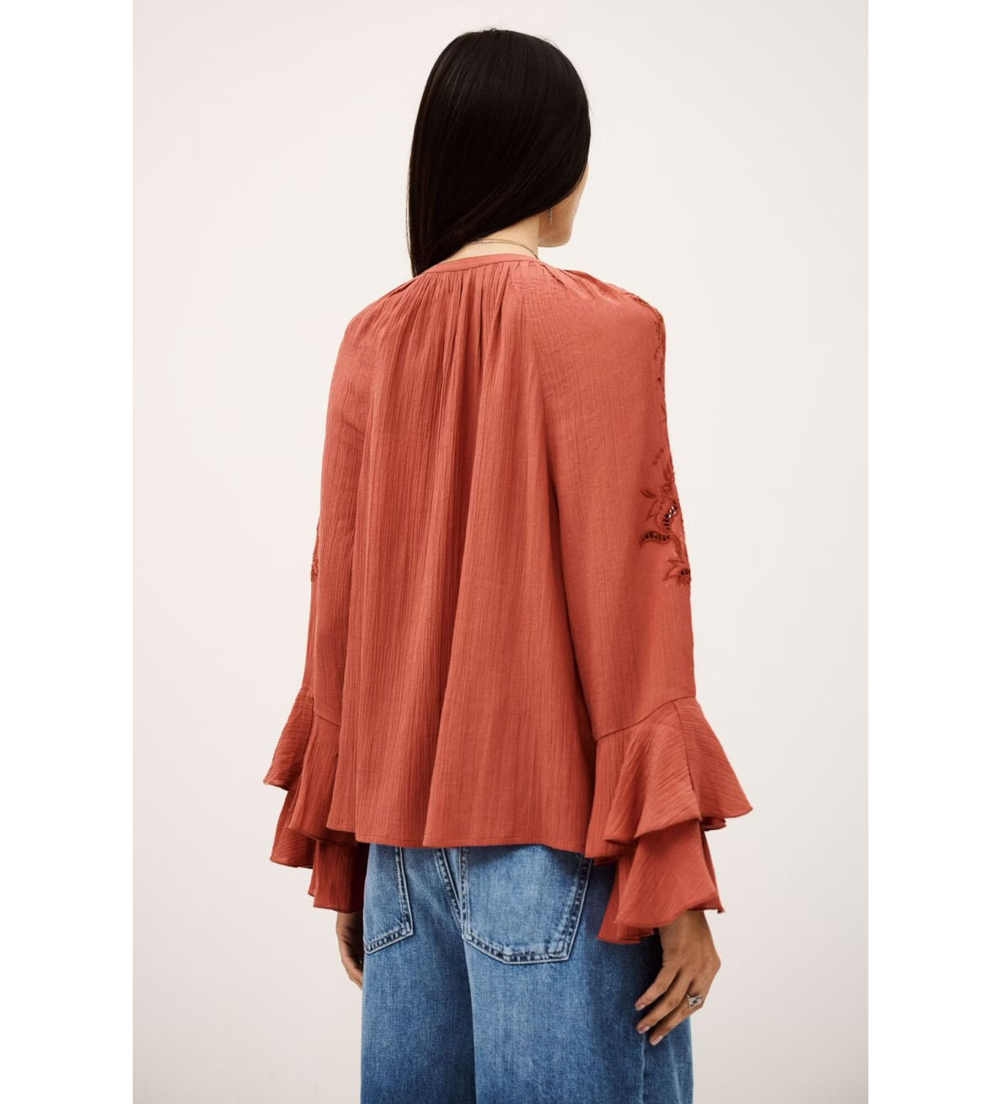 BA&SH Blusa Omar laranja BA&SH Blusa Omar laranja