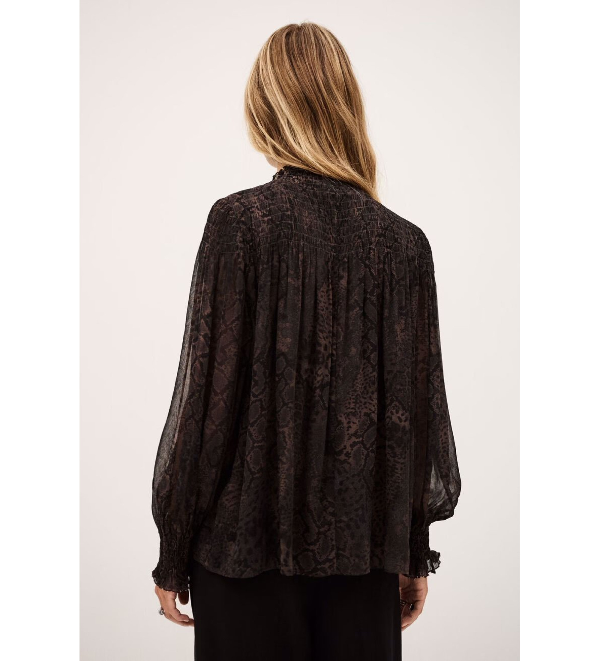 BA&SH Blusa Shamy castanha BA&SH Blusa Shamy castanha
