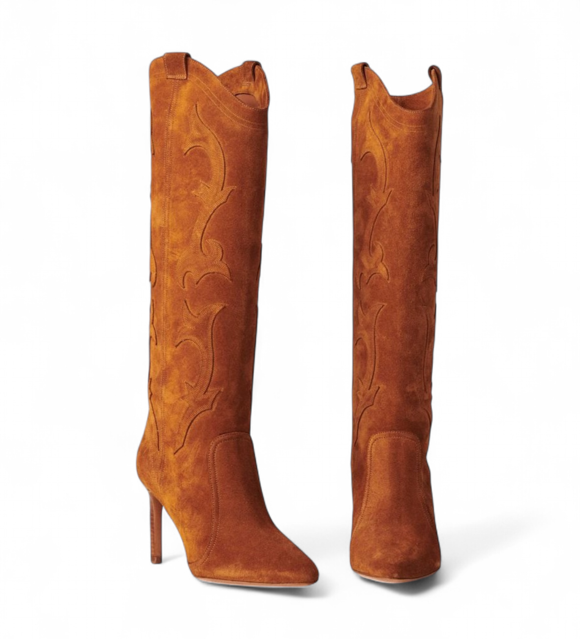 BA&SH Bruin HCaitlin Leren Laarzen Esdemarca winkel voor