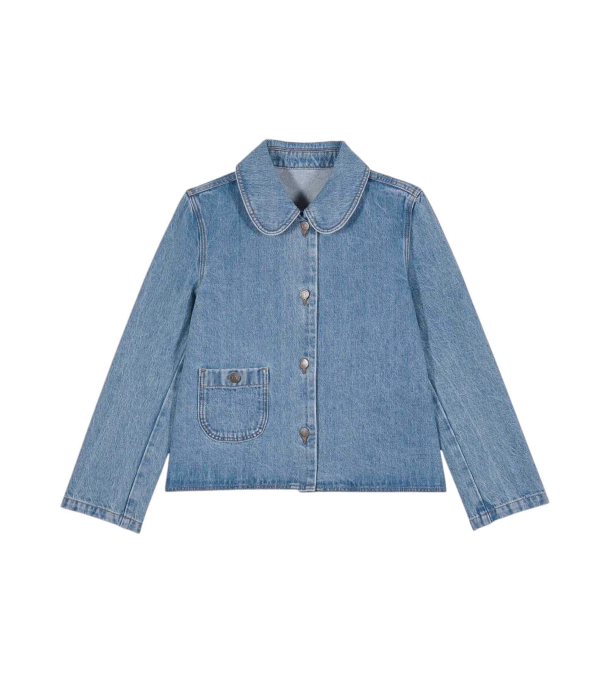 BA&SH Tiny Jacket bleu