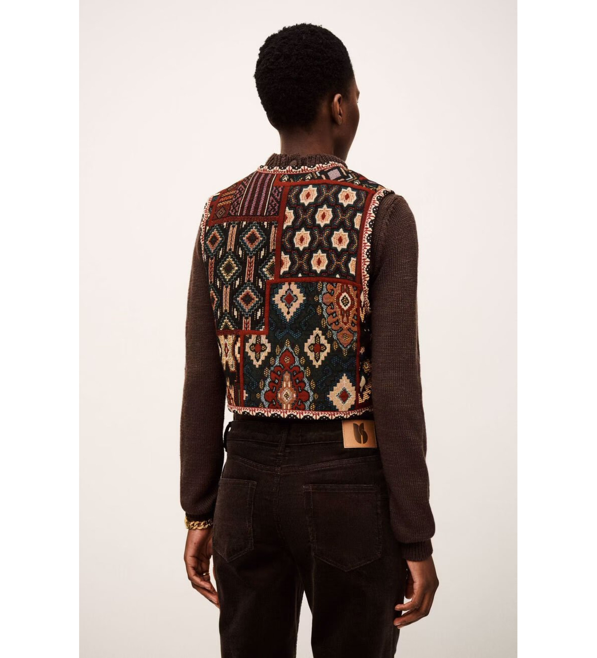 BA&SH Gilet Elton marron BA&SH Gilet Elton marron