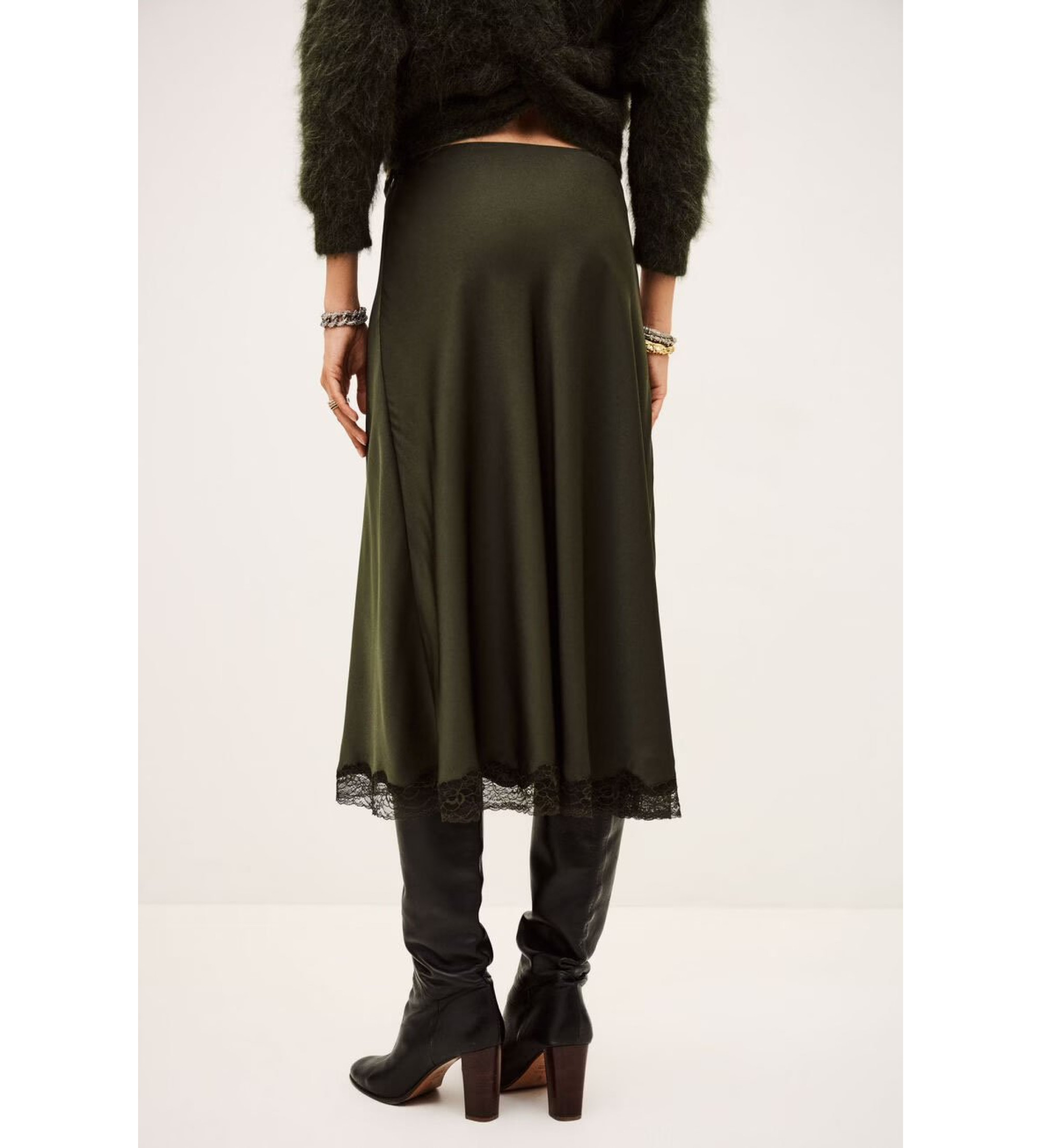 BA&SH Cycla groene rok BA&SH Cycla groene rok