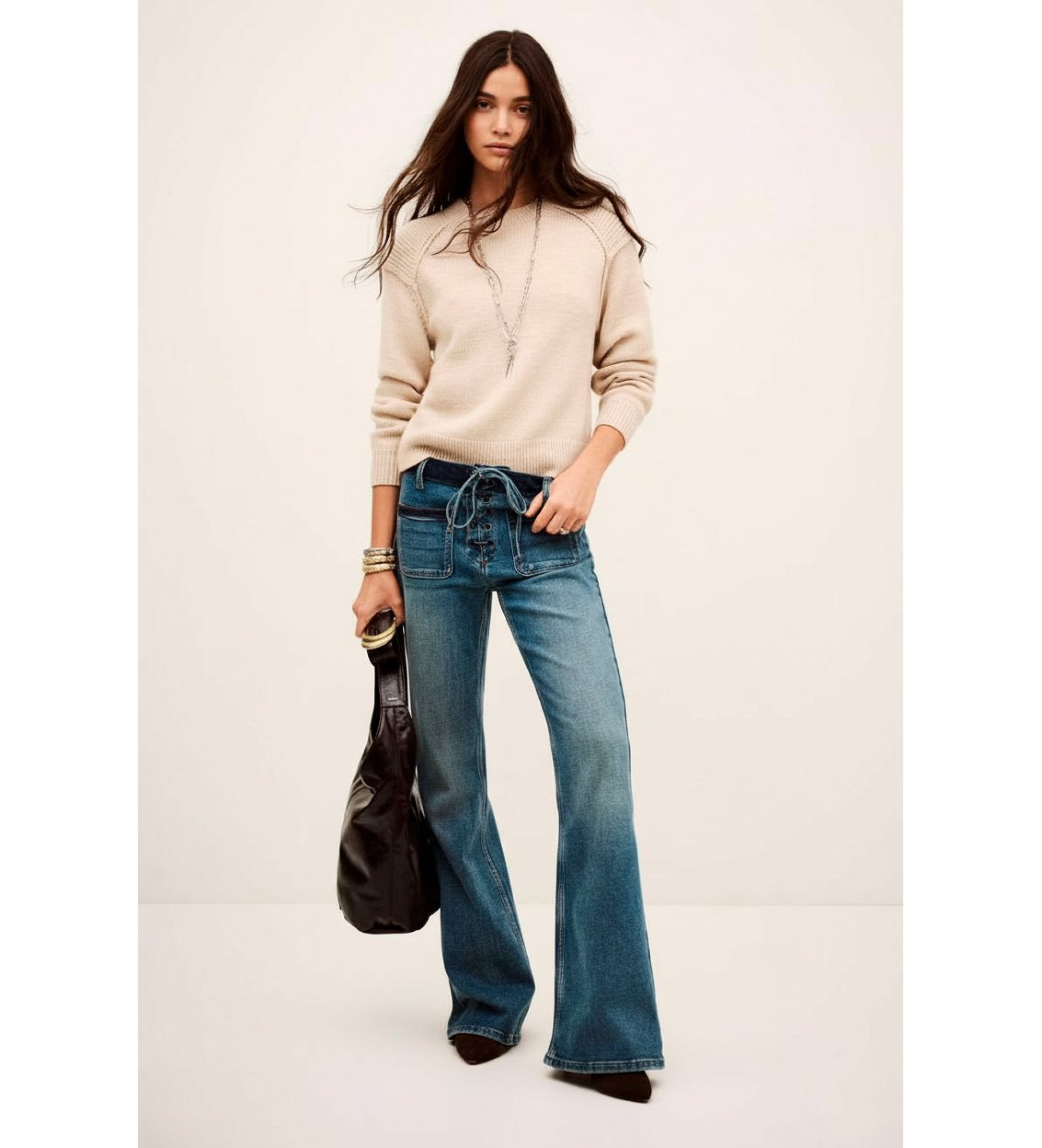 BA&SH Camisola bege Liara BA&SH Camisola bege Liara
