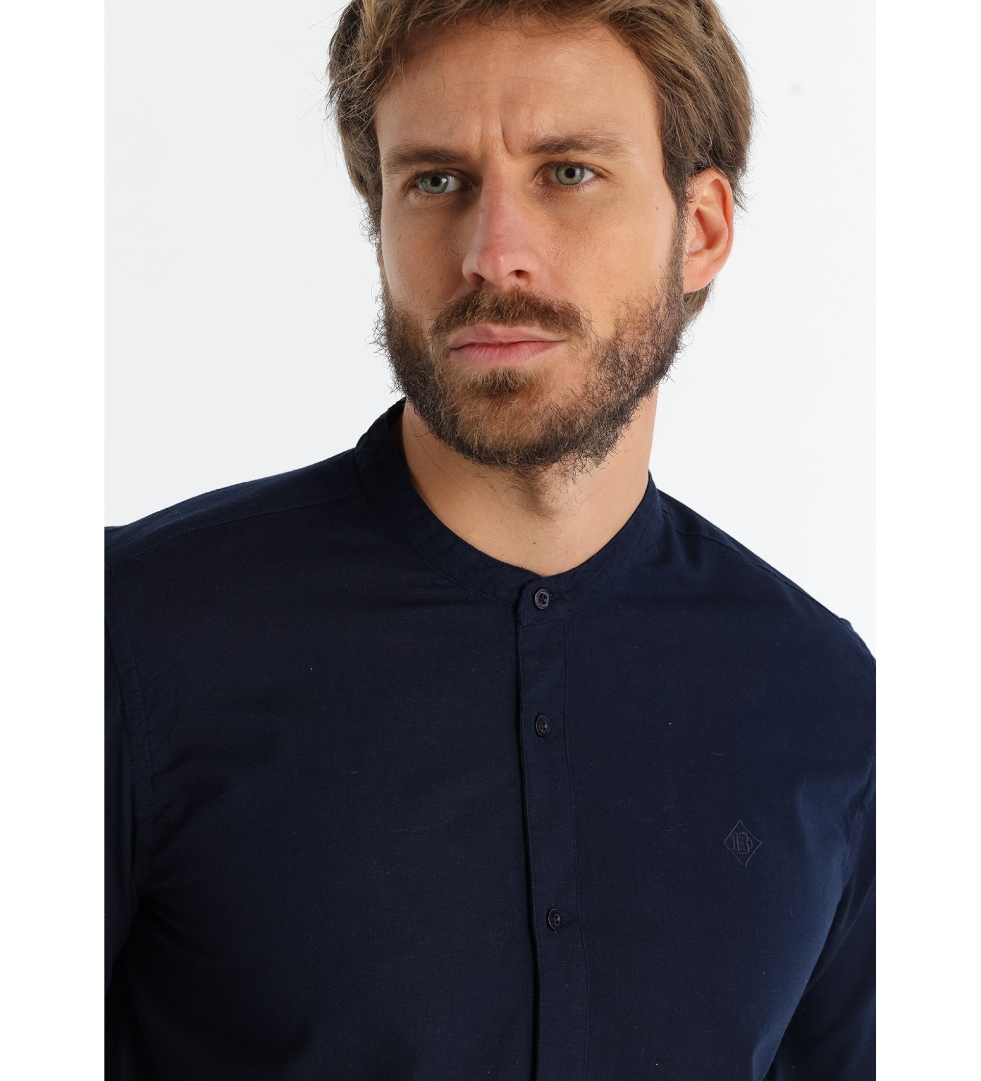 Bendorff Camicia a maniche lunghe blu navy